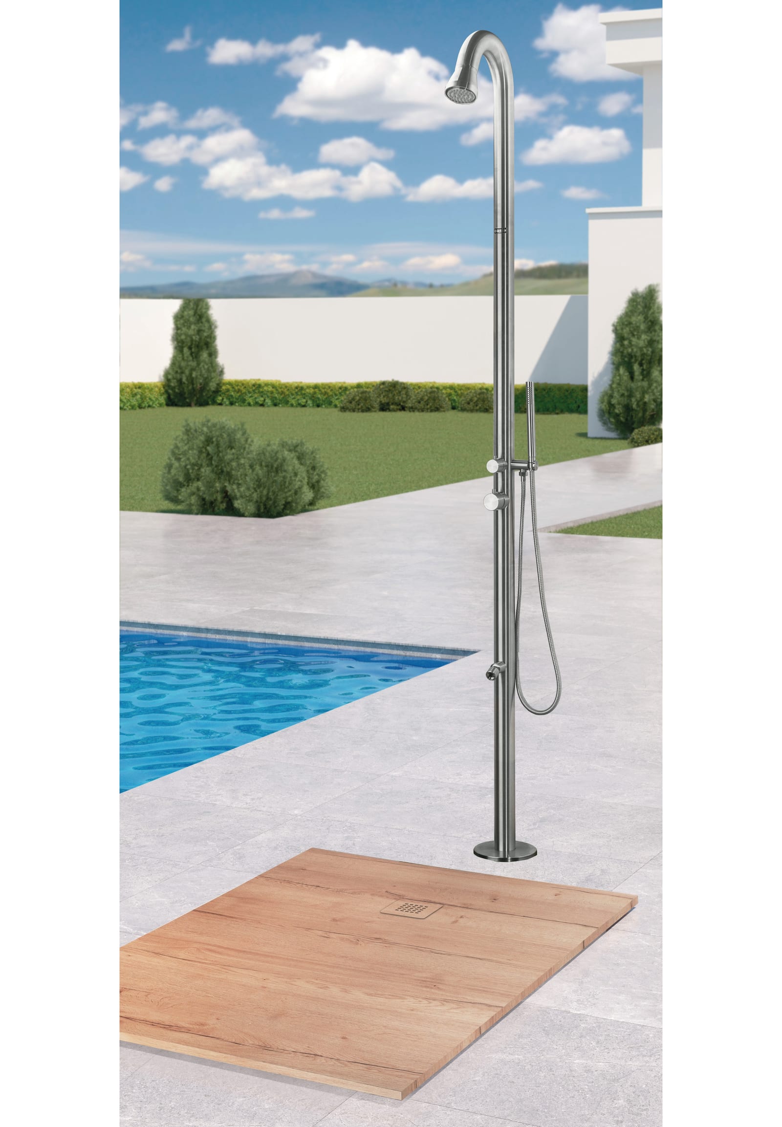 Columna de ducha exterior Oasis Escala Principal 0