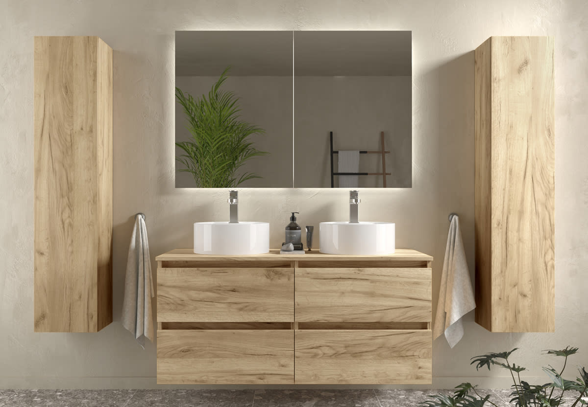 Mueble de baño para lavabo sobre encimera Salgar Bequia Principal 0
