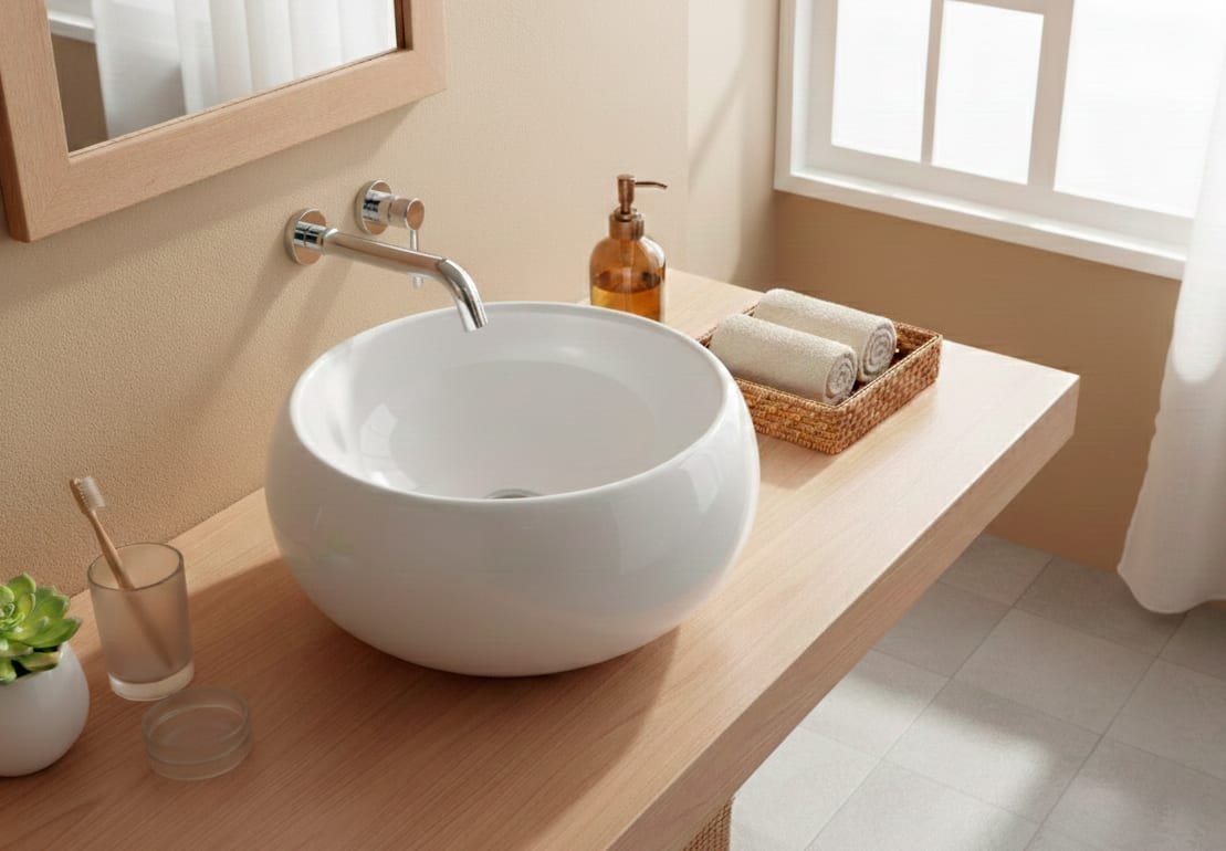 Lavabo sobre encimera Bruntec Low Principal 0