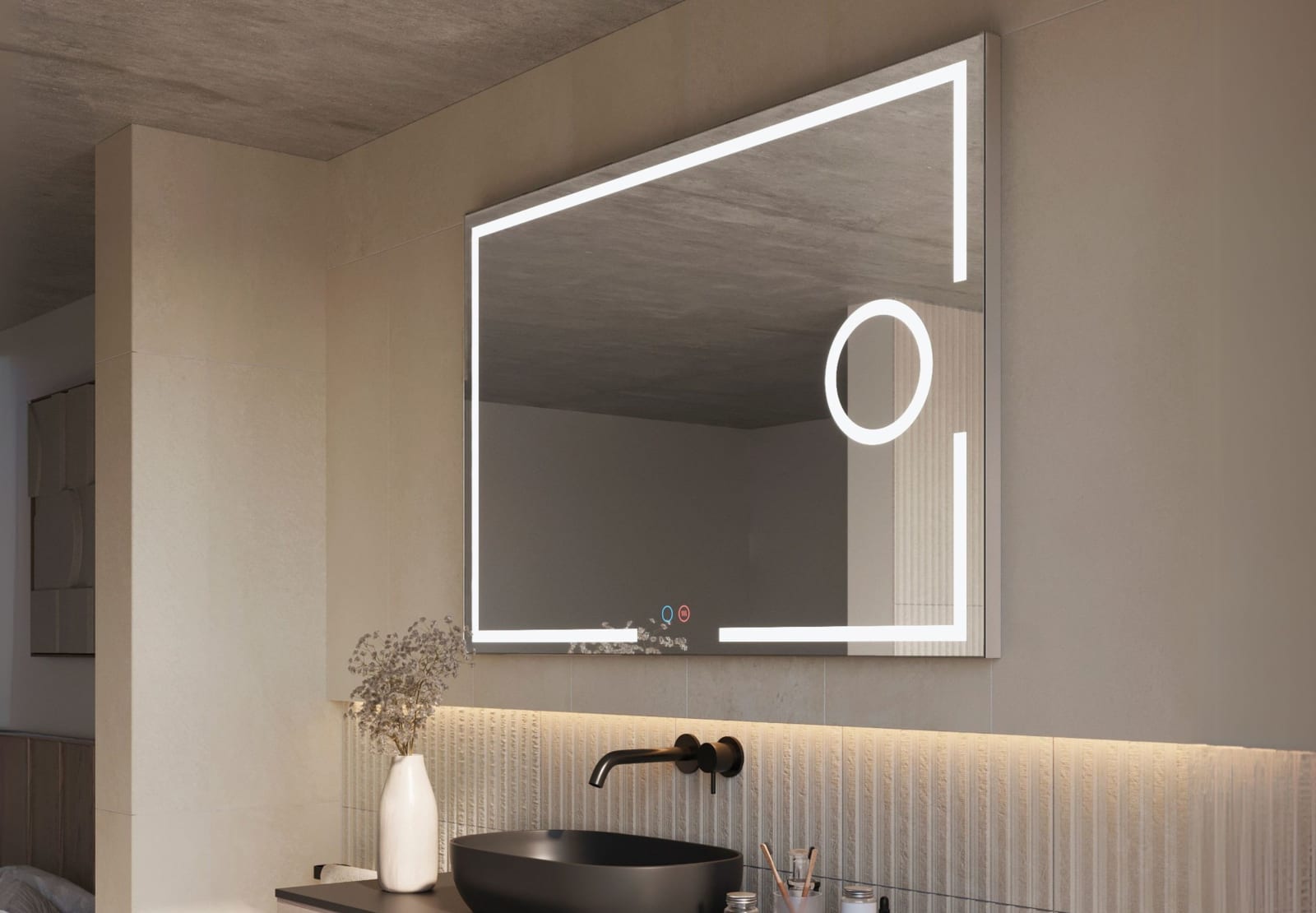 Espejo de baño con luz LED Ledimex Malta Principal 0