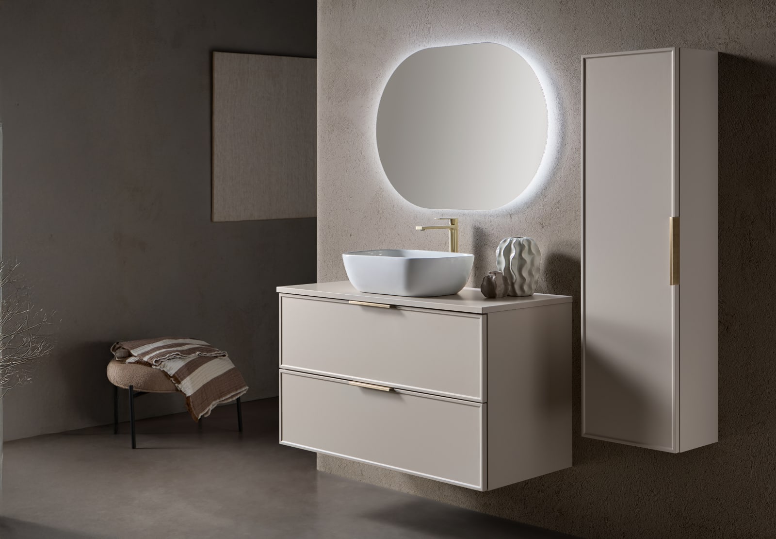 Conjunto mueble de baño Sanchis Kubik Principal 0