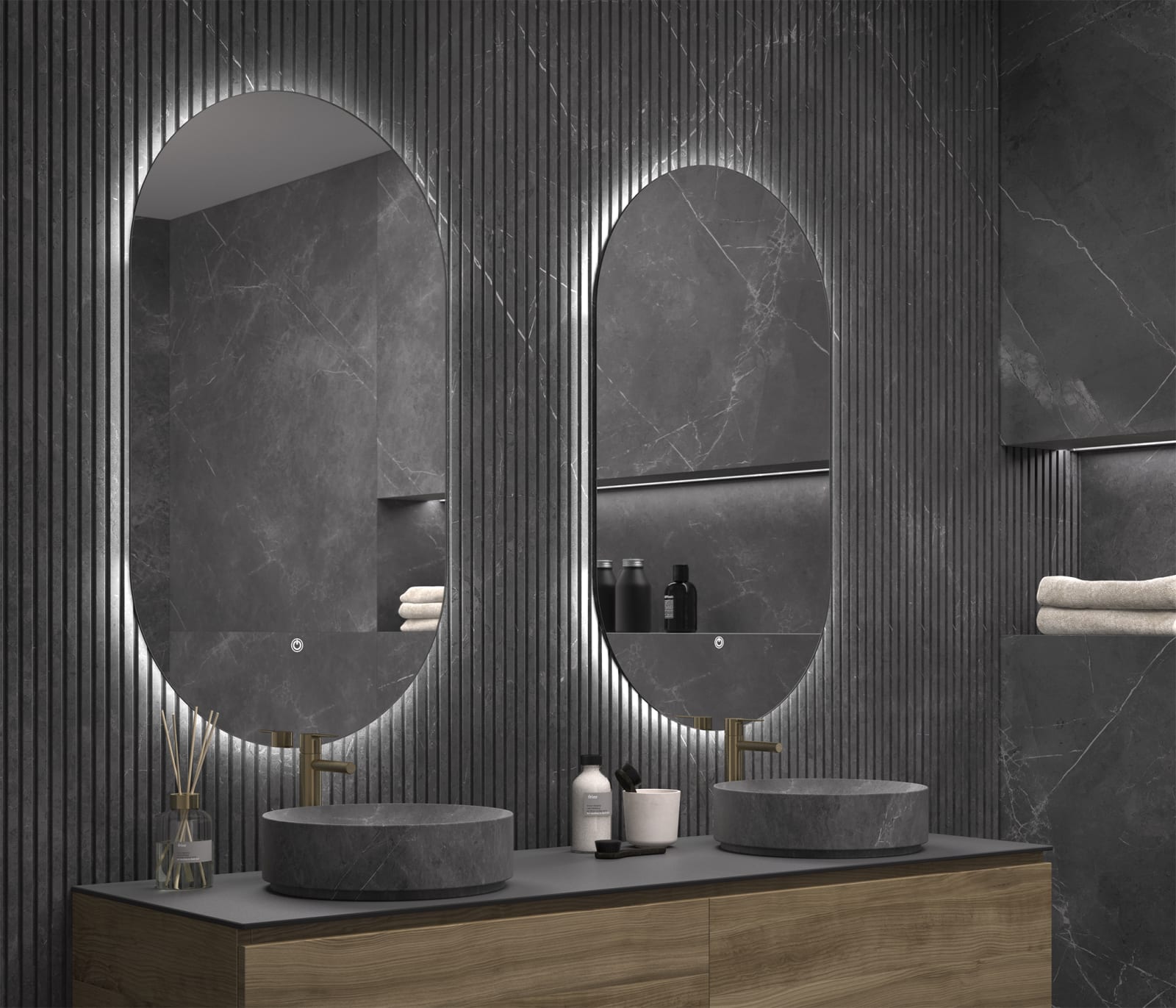 Espejo de baño con luz LED de Eurobath, Borneo Principal 0