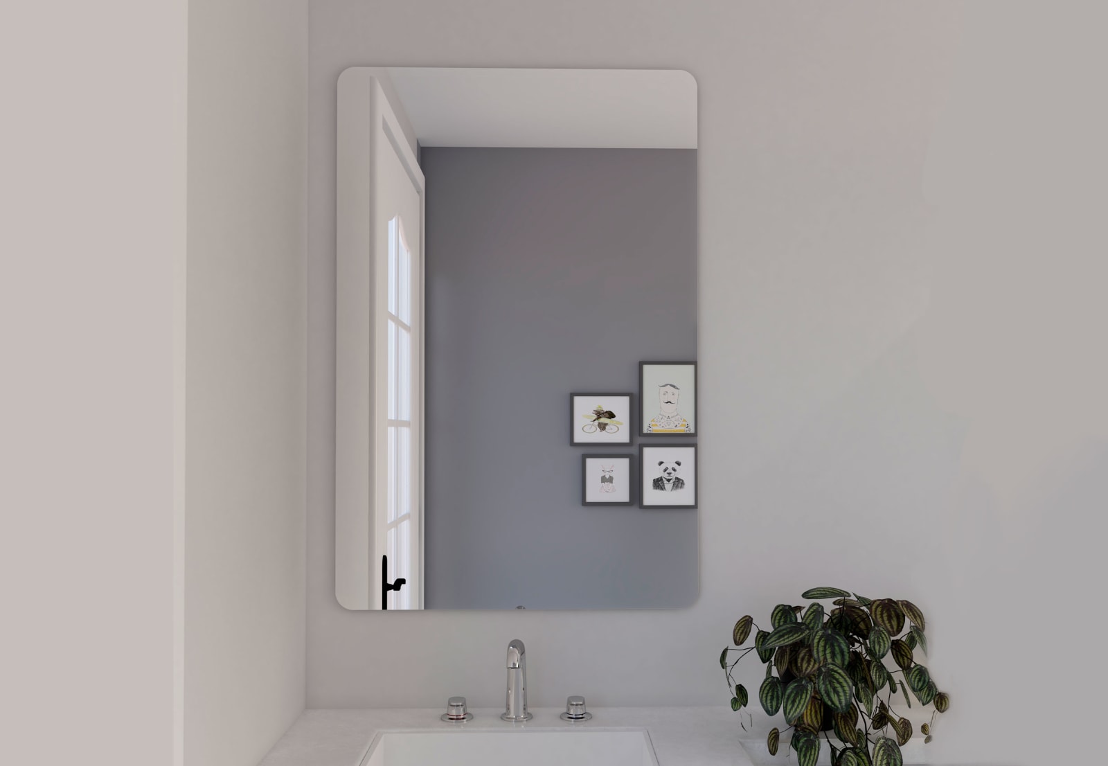 Espejo de baño Bruntec Lena Principal 0