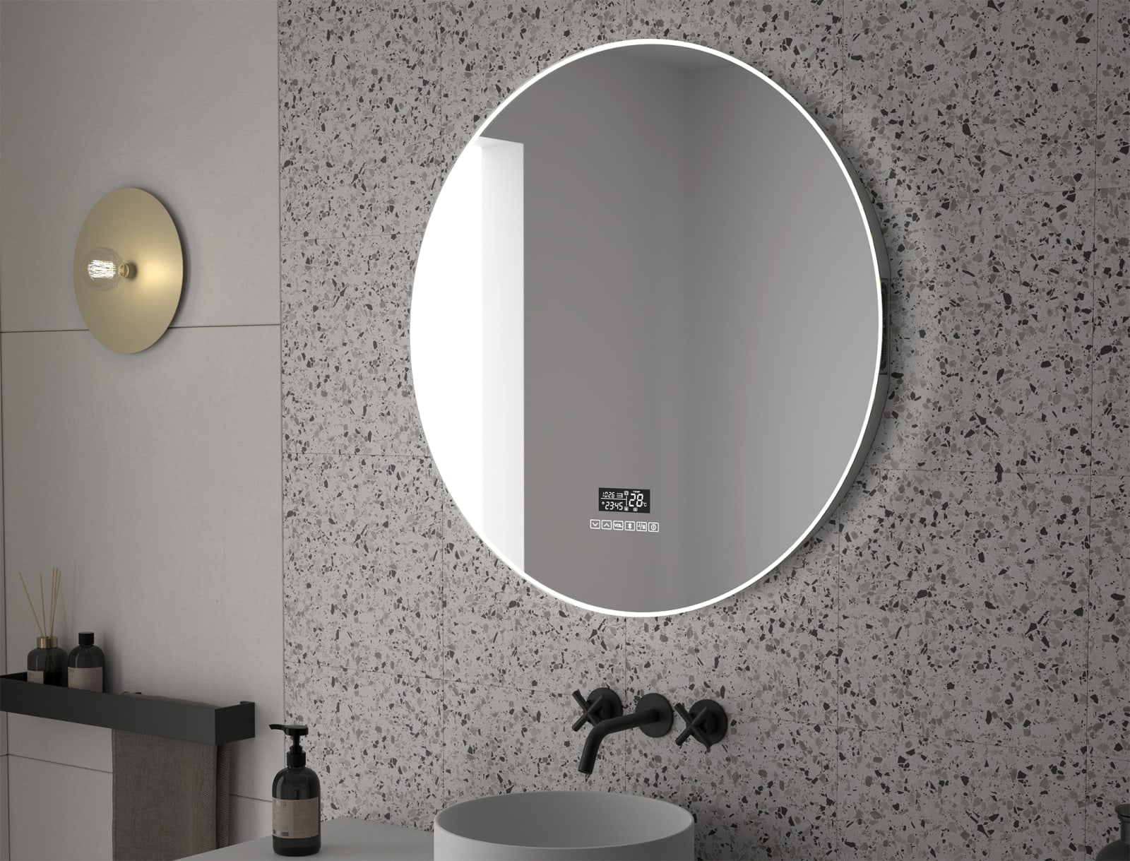Espejo de baño con luz LED Eurobath, Caledonia Principal 0