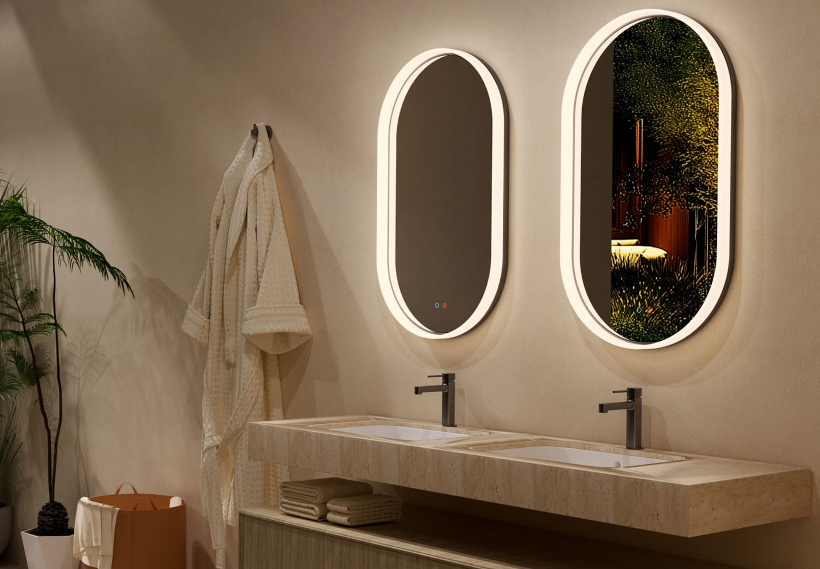 Espejo de baño con luz LED Ledimex Bari Principal 0