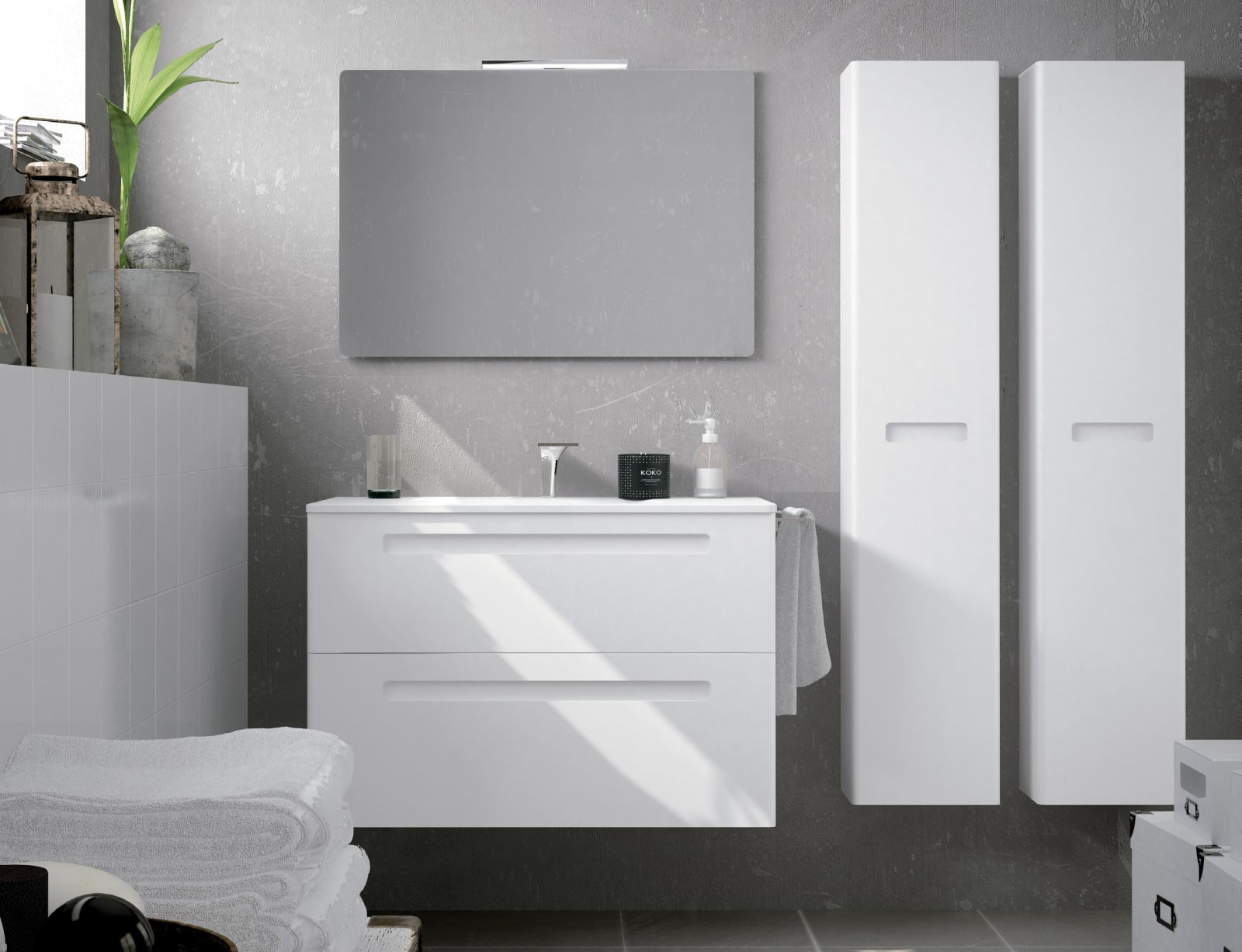 Conjunto mueble de baño Avila Dos Paris Principal 0