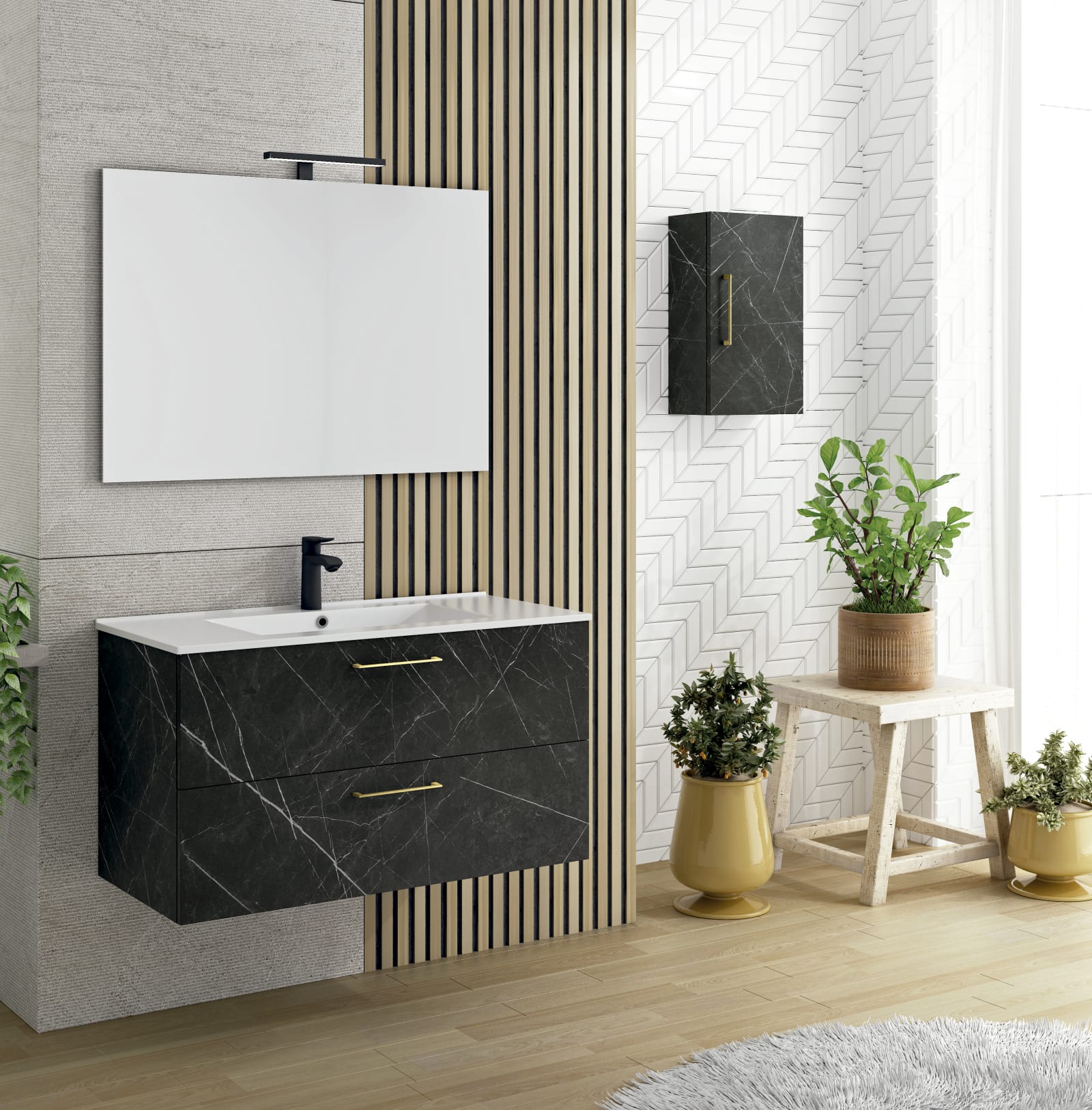 Mueble de baño fondo reducido 37.5 cm Campoaras Neos Principal 0
