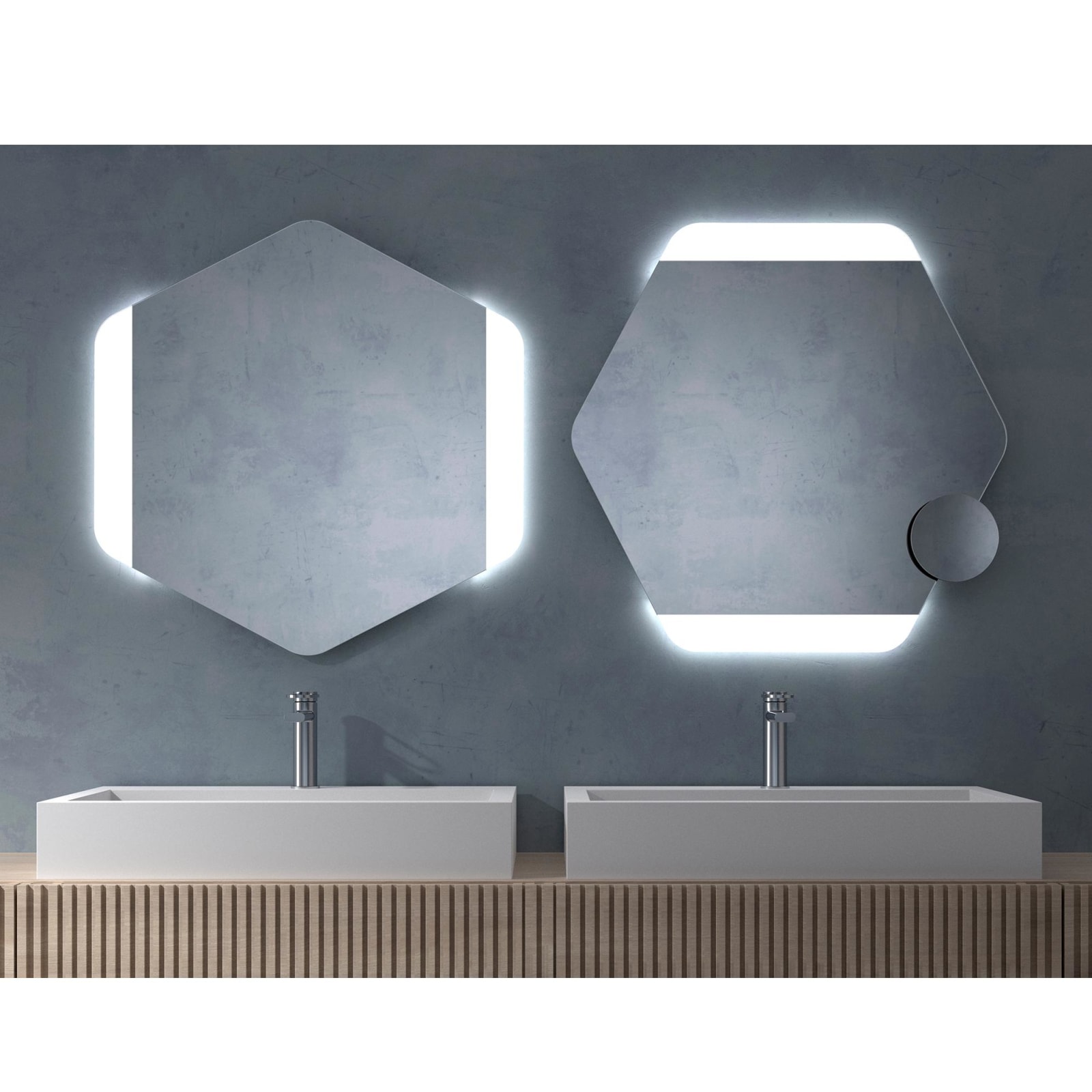 Espejo de baño con luz LED Eurobath, Turks Principal 0