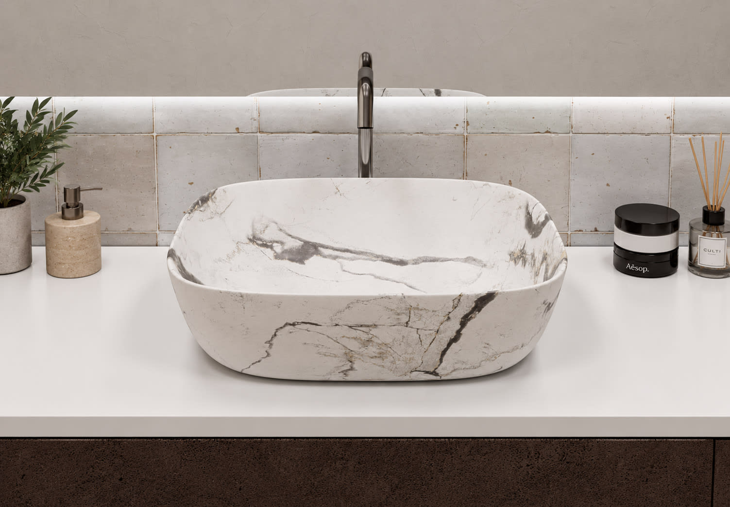 Lavabo sobre encimera Art and Bath Orta Principal 0
