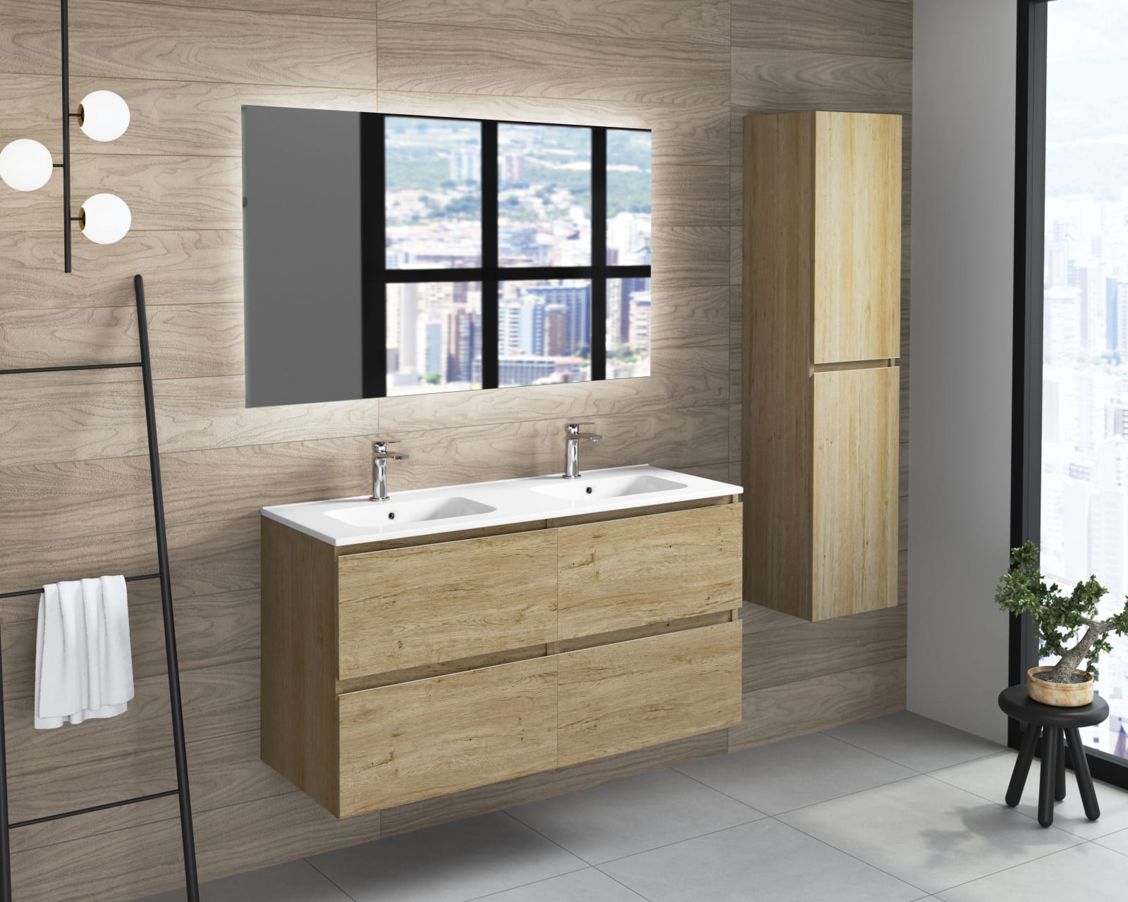 Conjunto mueble de baño Bruntec Roma Principal 0