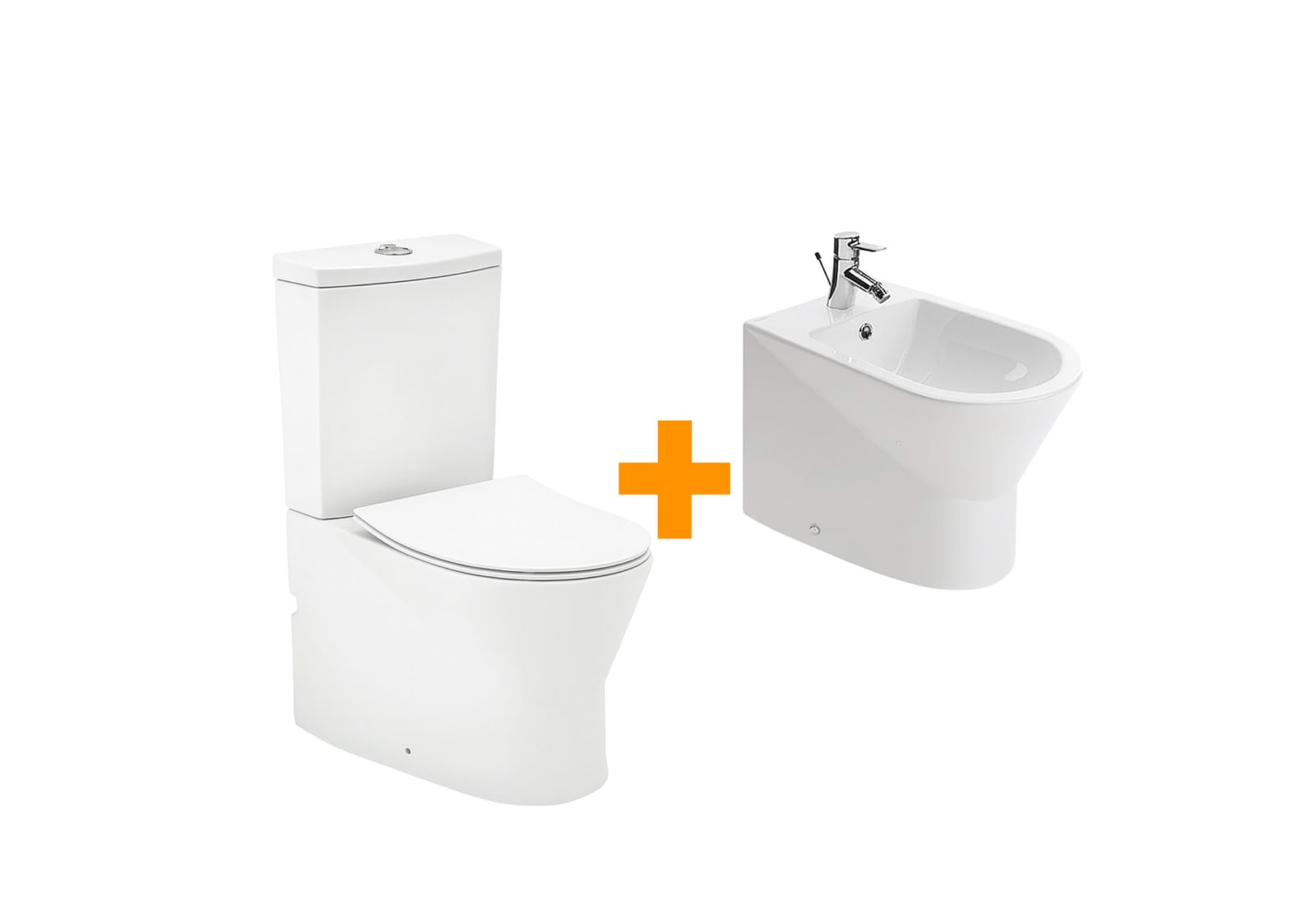Pack inodoro + bide Unisan Sanindusa Urb.y Principal 0