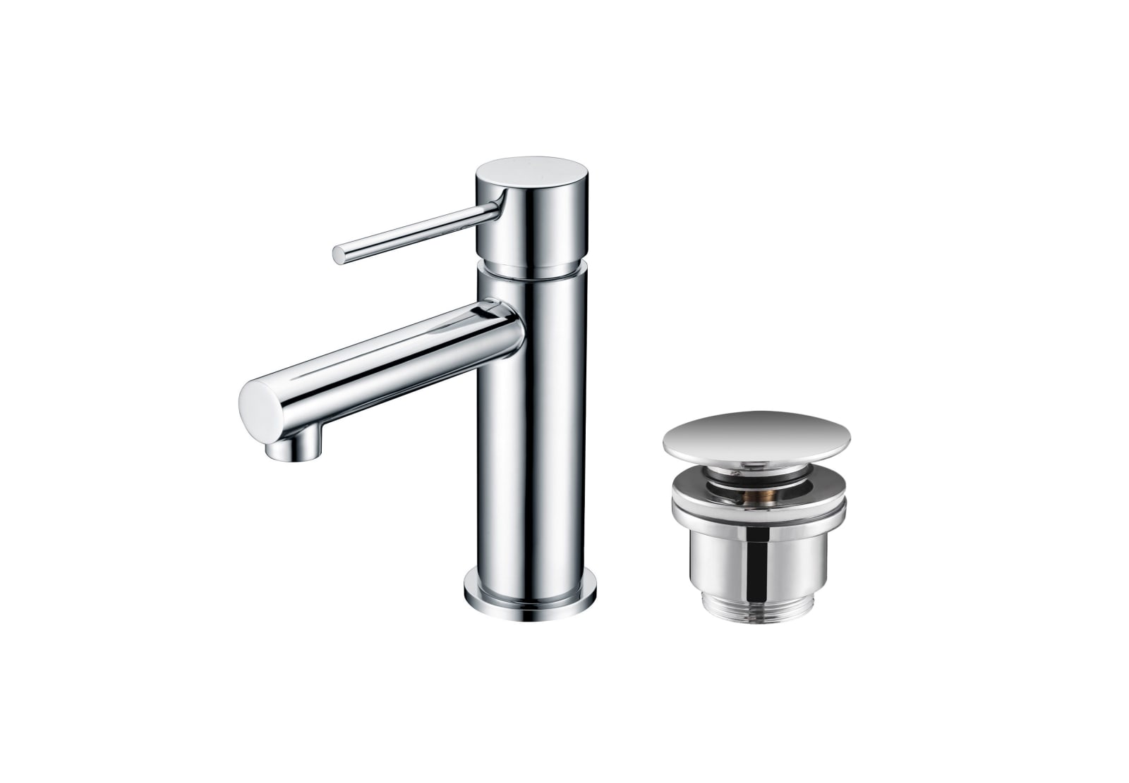 Pack Grifo de lavabo Imex Milos + Válvula click-clack Principal 0