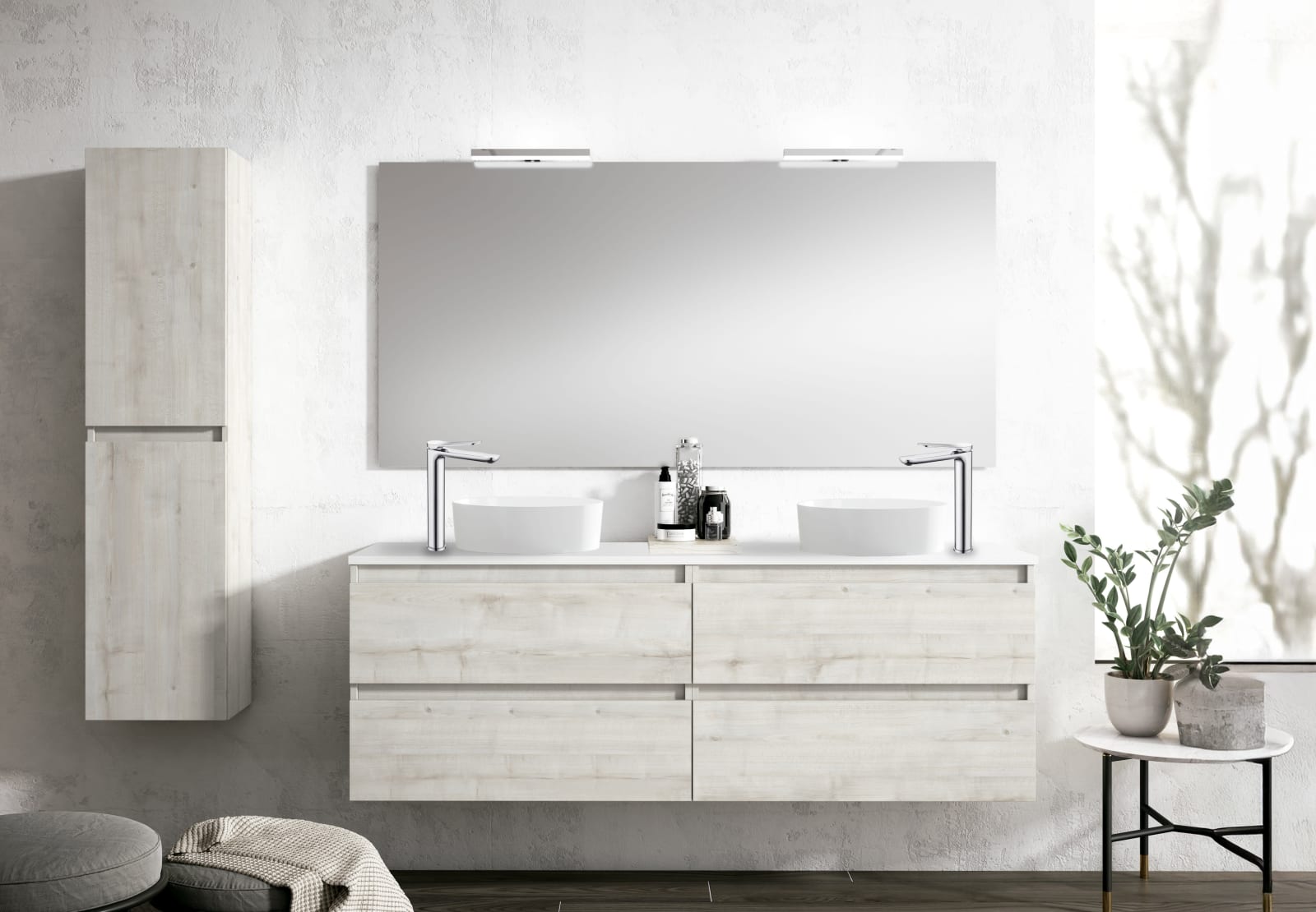 Mueble de baño con encimera MDF Hidrófuga Viso Box Principal 0