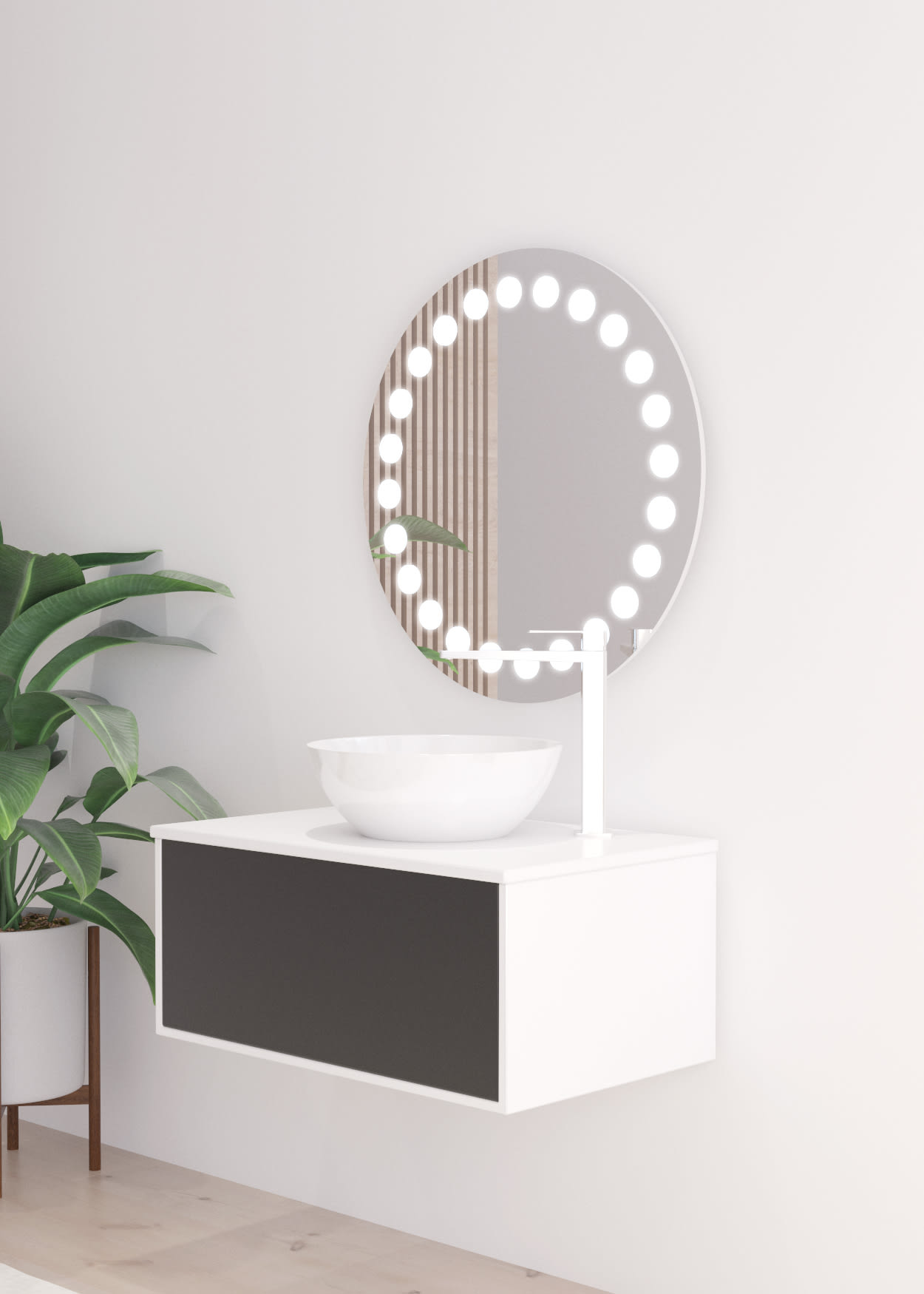 Espejo de baño con luz LED Bruntec Fashion Principal 0