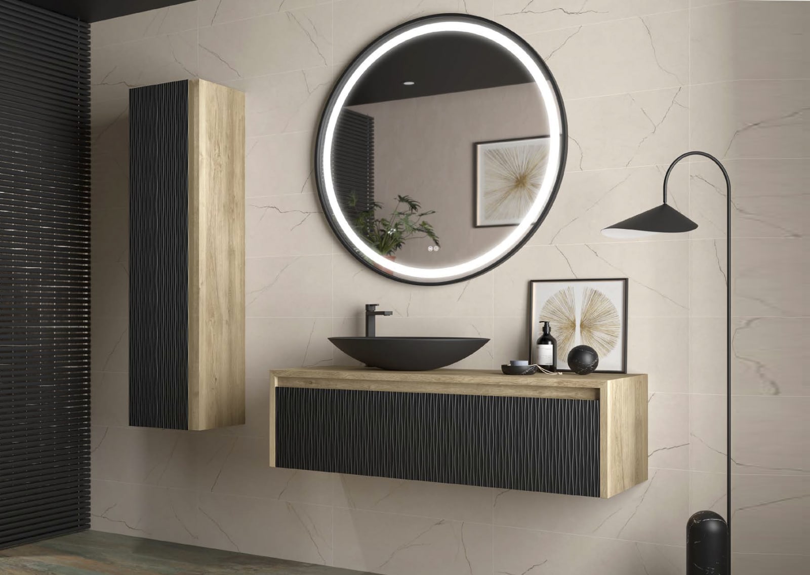 Mueble de baño Coycama lambda con encimera de madera Principal 0