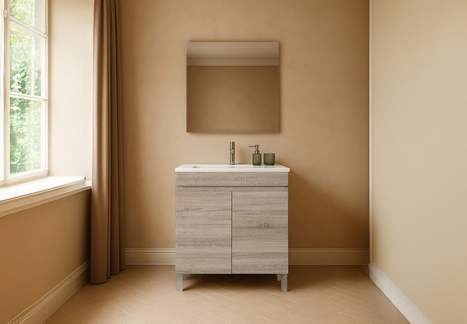 Conjunto mueble de baño Bruntec Malmo Principal 0