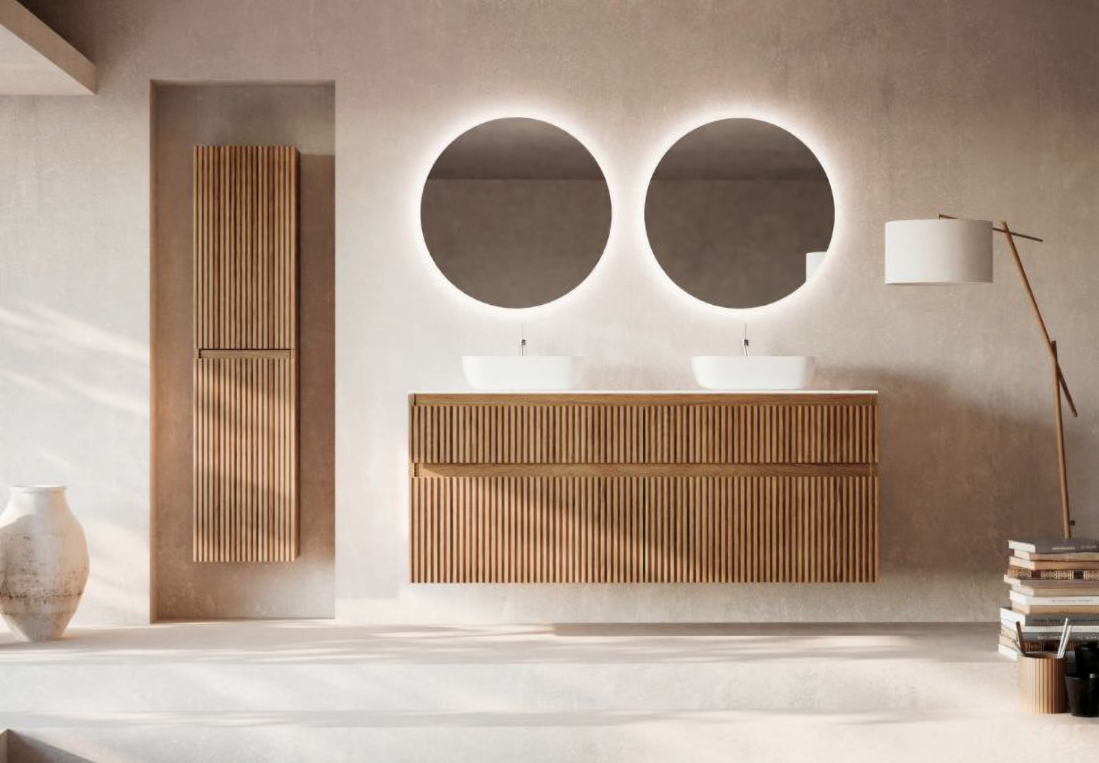 Mueble de baño con encimera de solid surface Bruntec Alpes 9 Principal 0