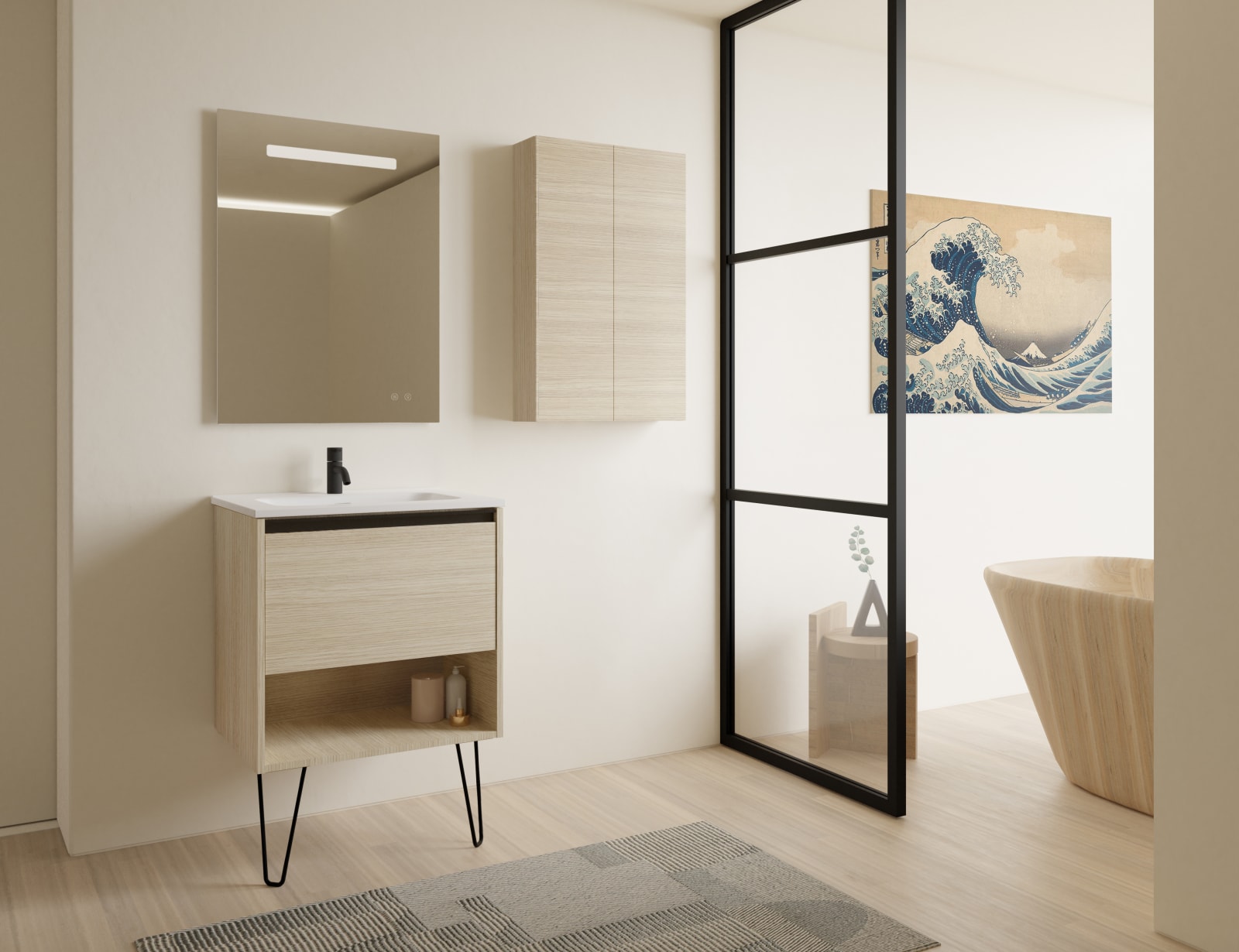 Conjunto mueble de baño Amizuva Yoko Principal 0