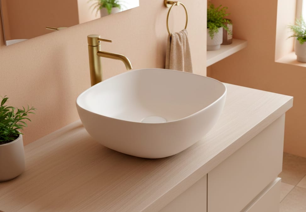 Lavabo sobre encimera Bruntec Bola Principal 0