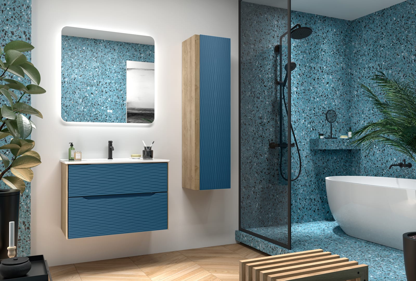 Conjunto mueble de baño Coycama Sahara Principal 0
