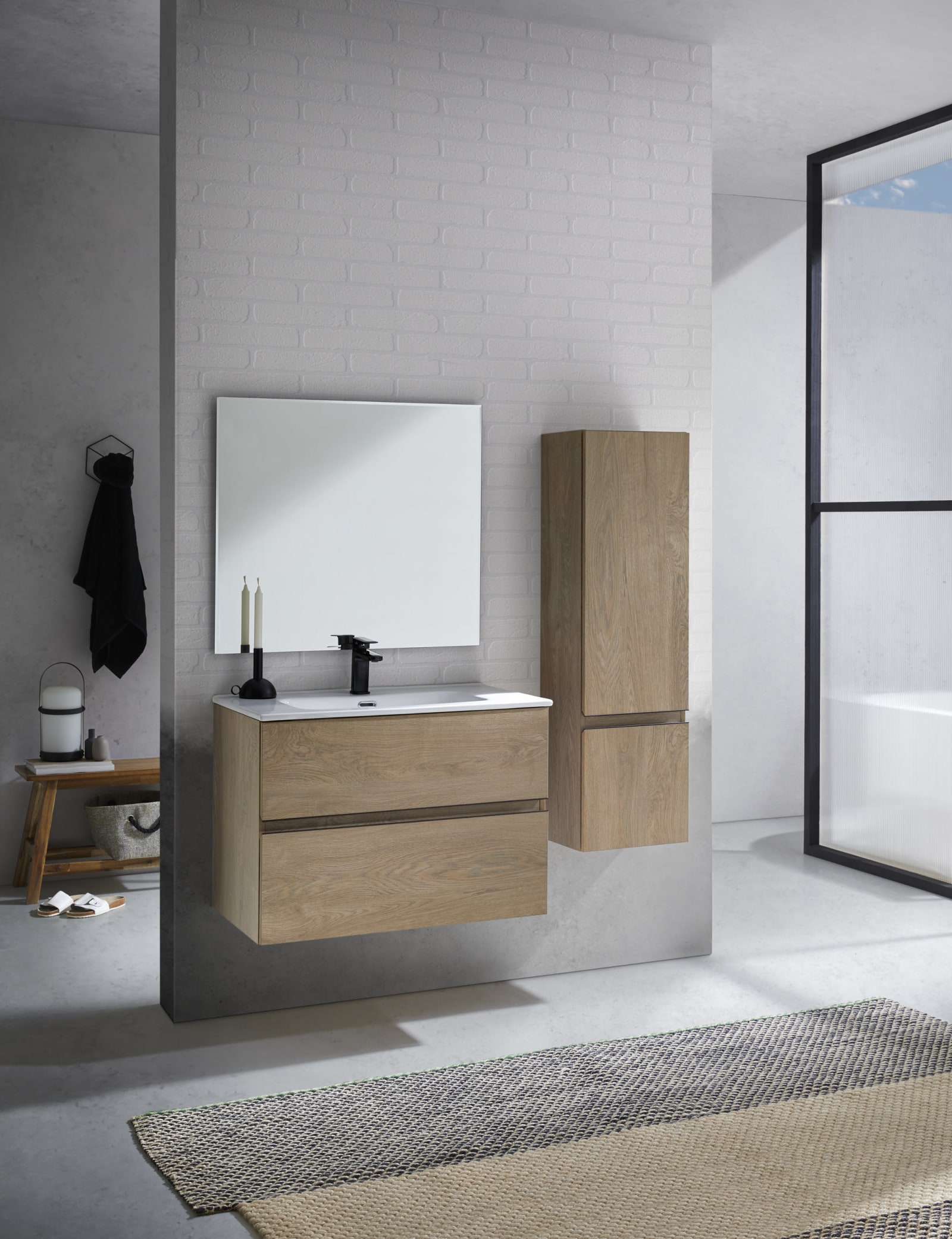 Conjunto mueble de baño Sanchis Hana Principal 0