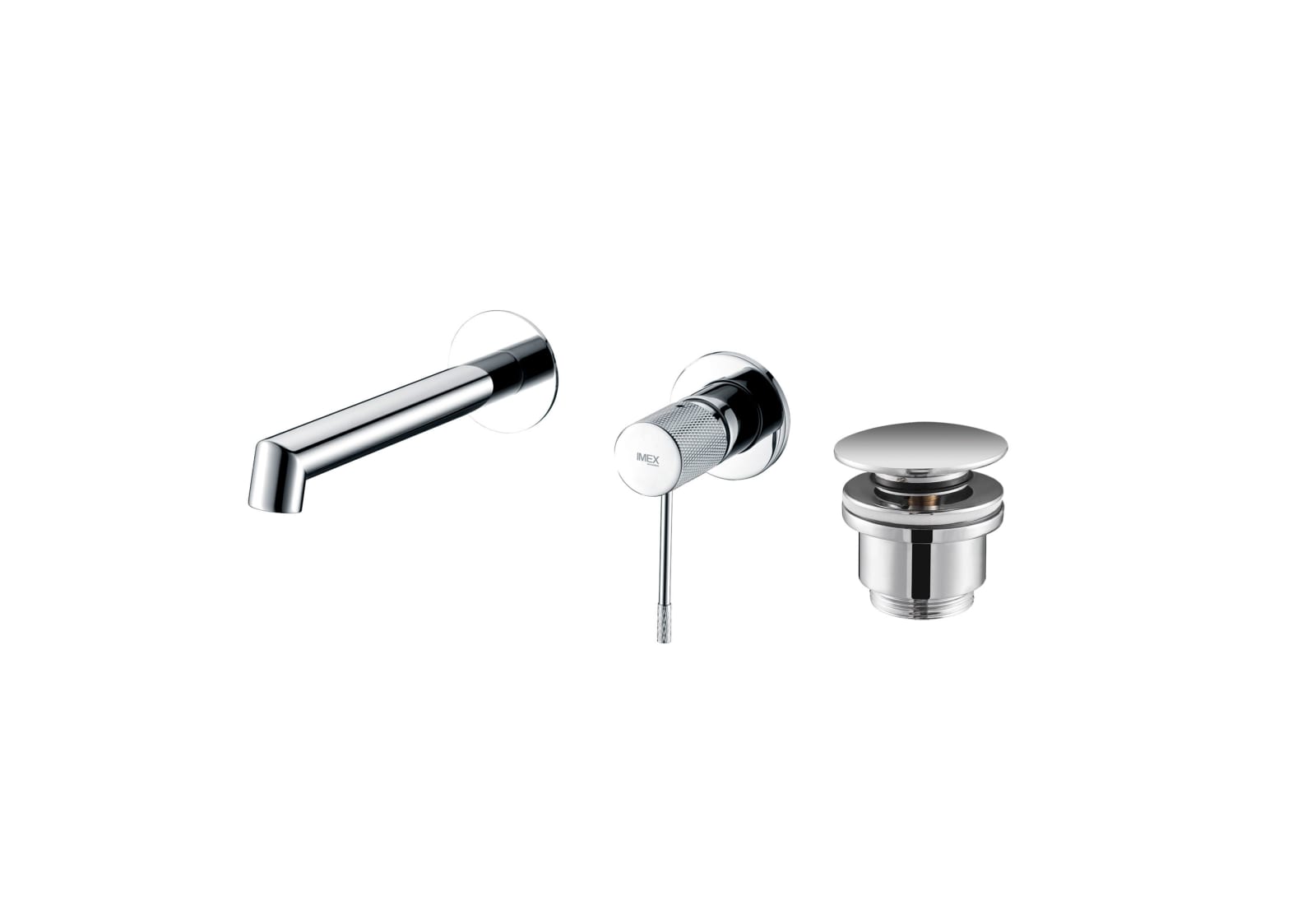 Pack grifo de lavabo empotrado Line Imex + Válvula click-clack Principal 0