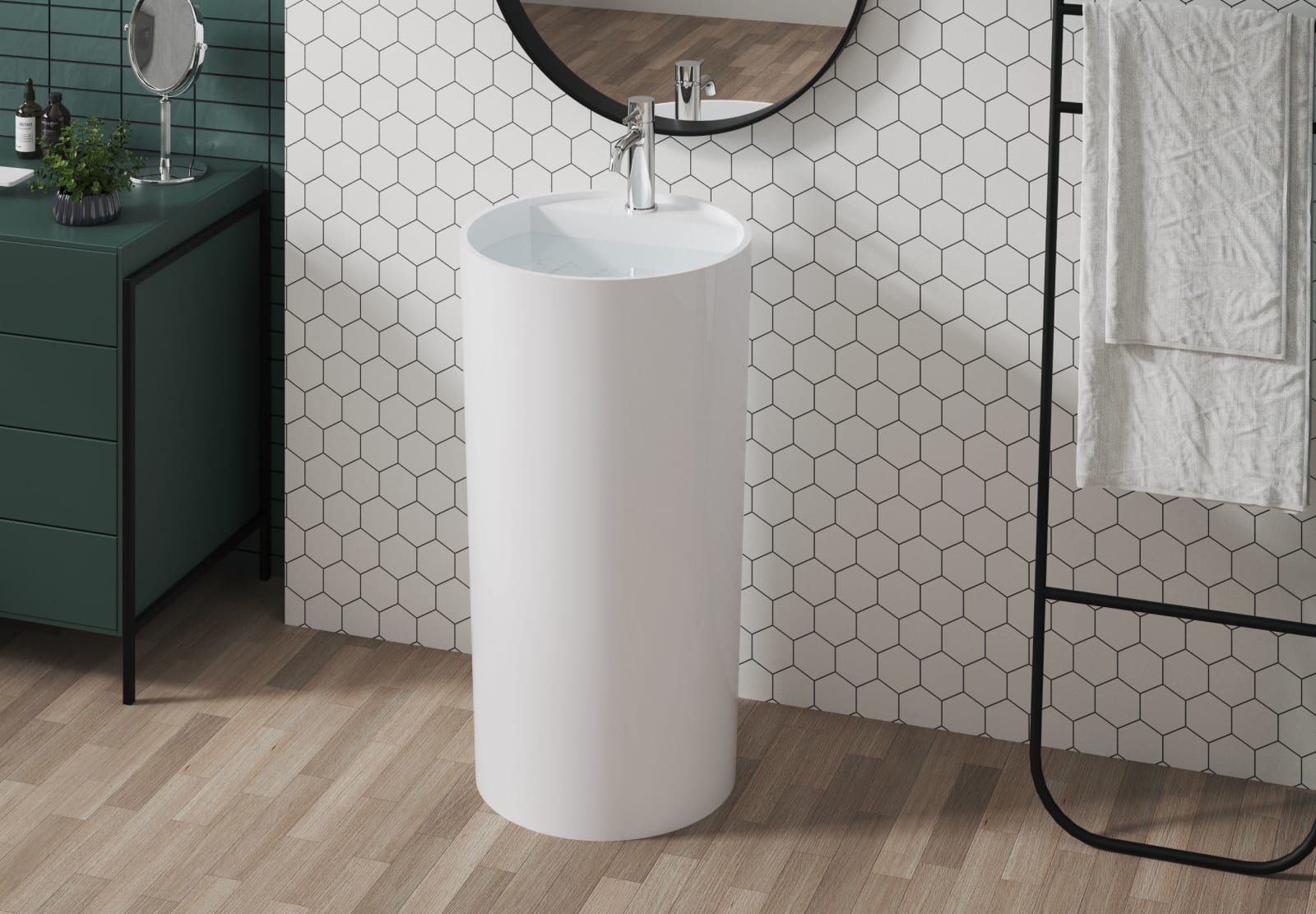 Lavabo de pedestal Chelva de Hidronatur Principal 0