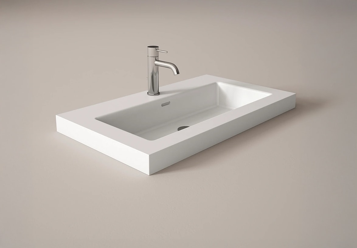 Lavabo encastrado 11.5 cm alto Visobath Nantes Principal 0