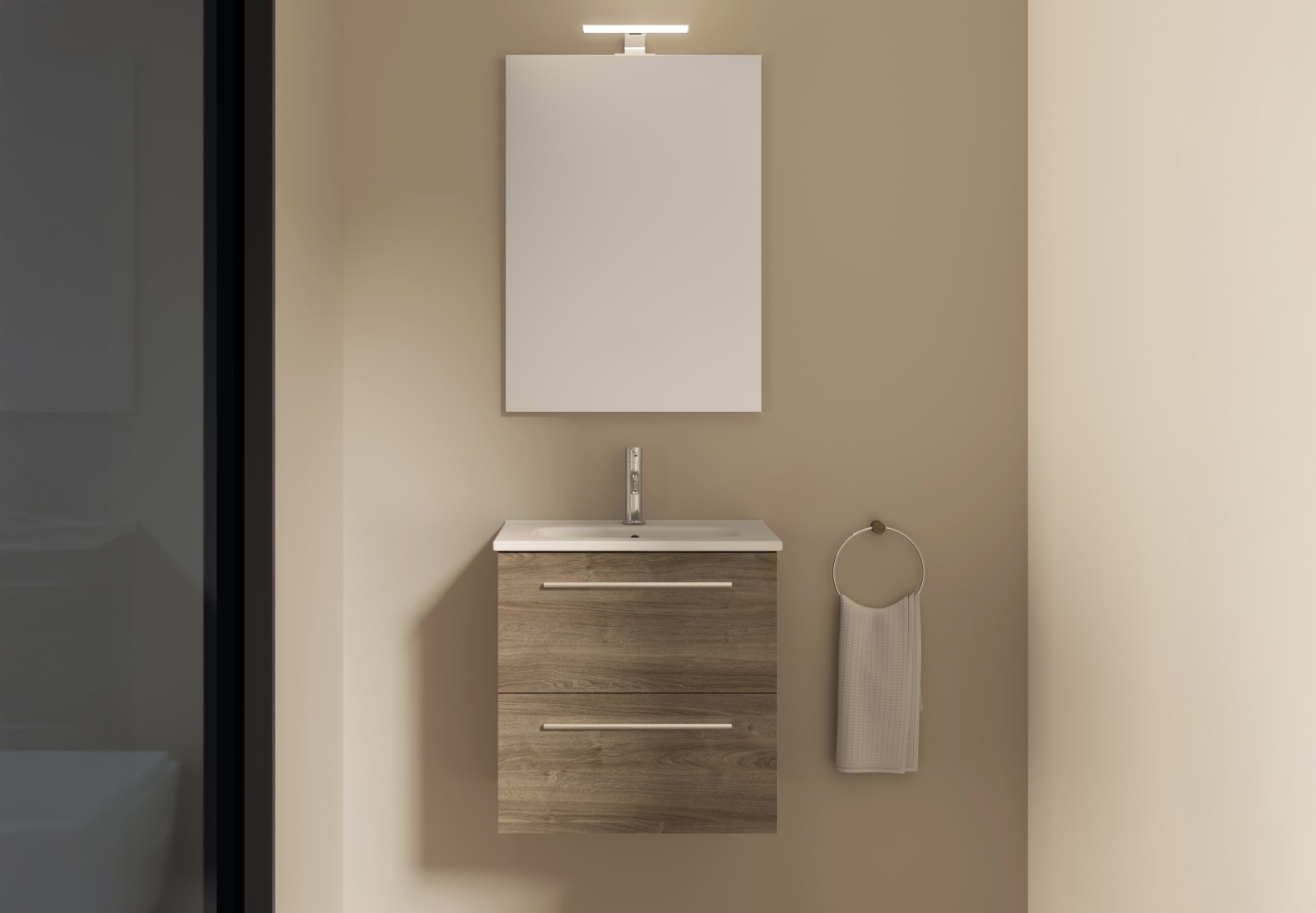 Conjunto completo mueble de baño fondo reducido 35 cm Royo Street Principal 0