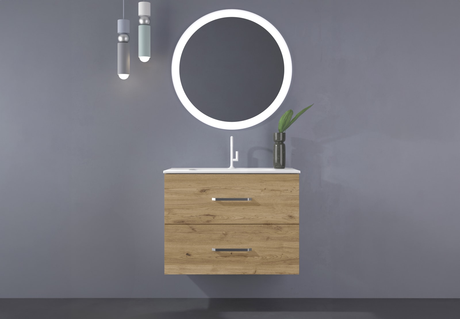 Conjunto completo de mueble de baño Bruntec Atlas Principal 0