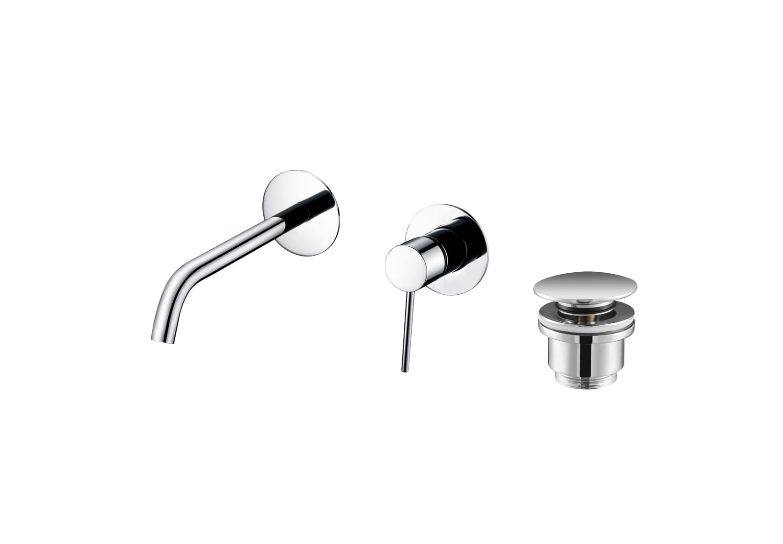 Pack grifo de lavabo empotrado Milos Imex + Válvula click-clack Principal 0