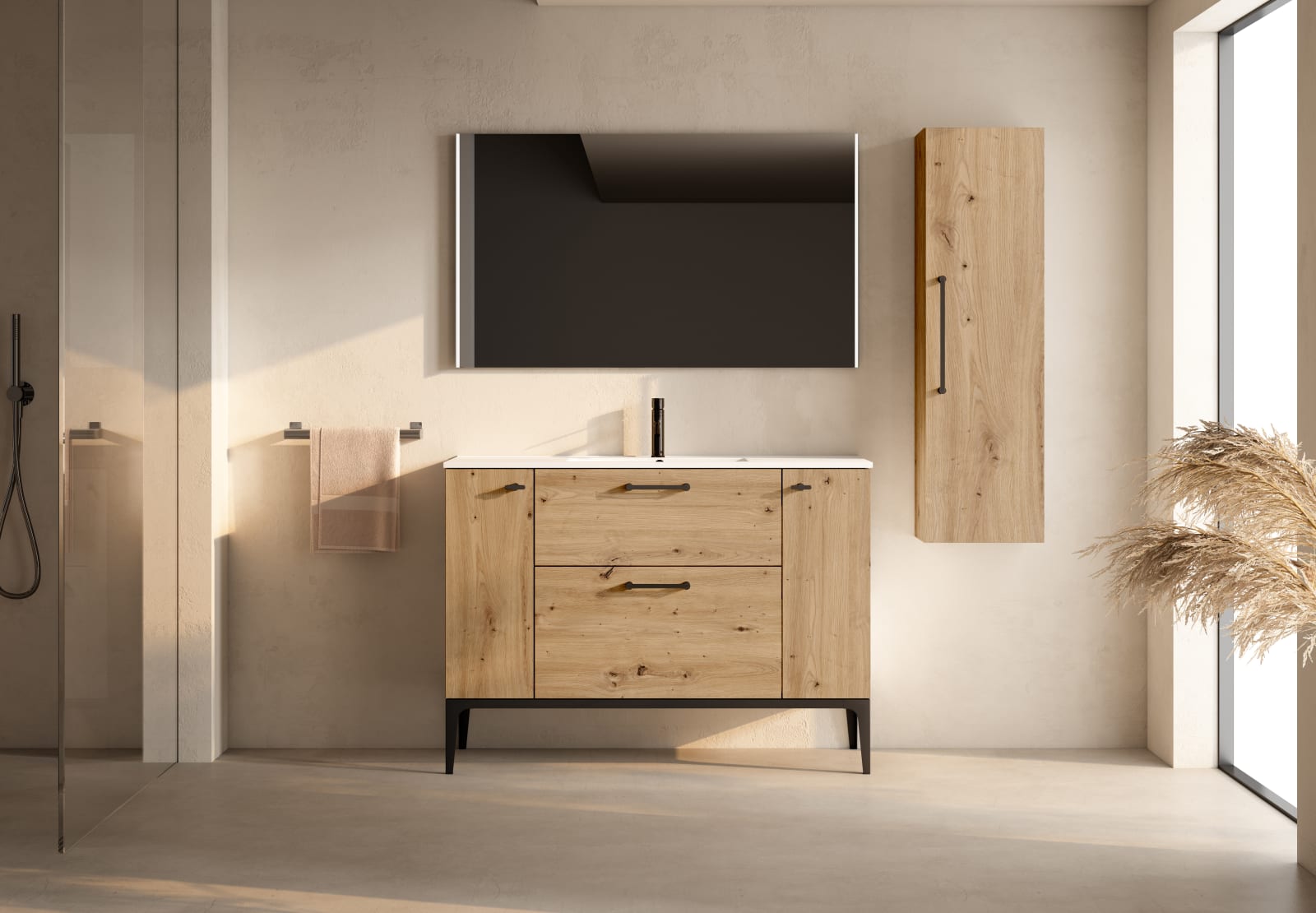 Conjunto mueble de baño con banquillo Viso Verso Principal 0
