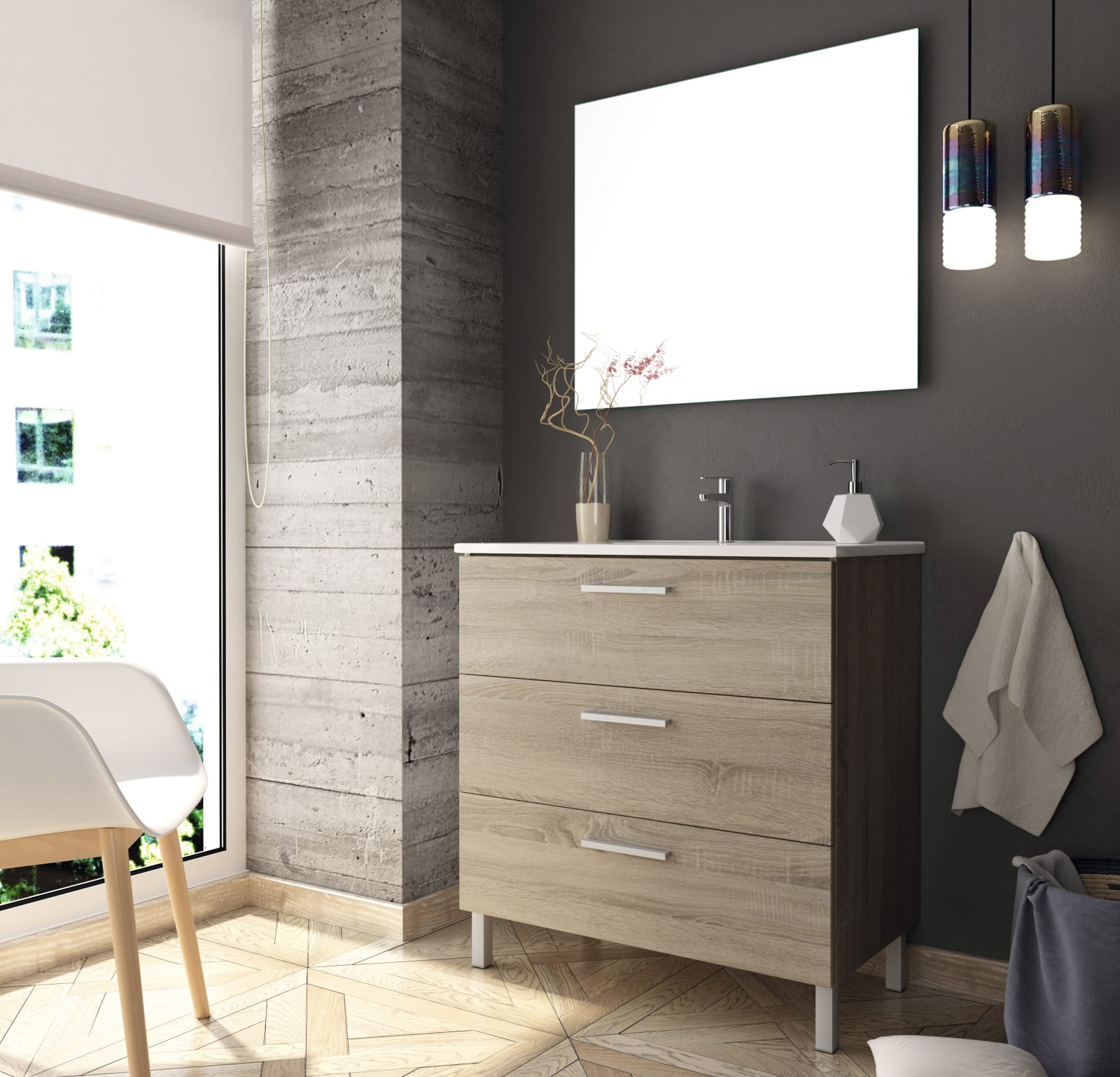 Conjunto mueble de baño Bruntec Ibiza Principal 0