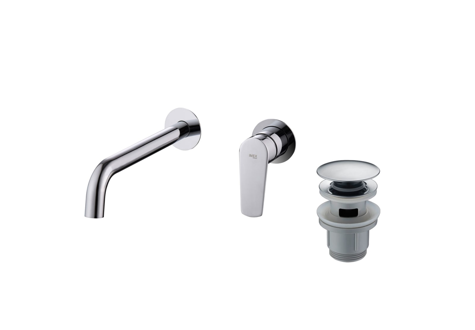 Pack grifo de lavabo empotrado Bélgica Imex + Válvula click-clack Principal 0