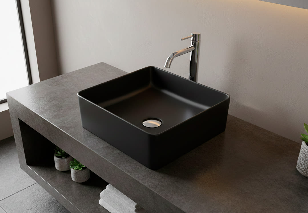Lavabo sobre encimera Bruntec Venenecia mate Principal 0