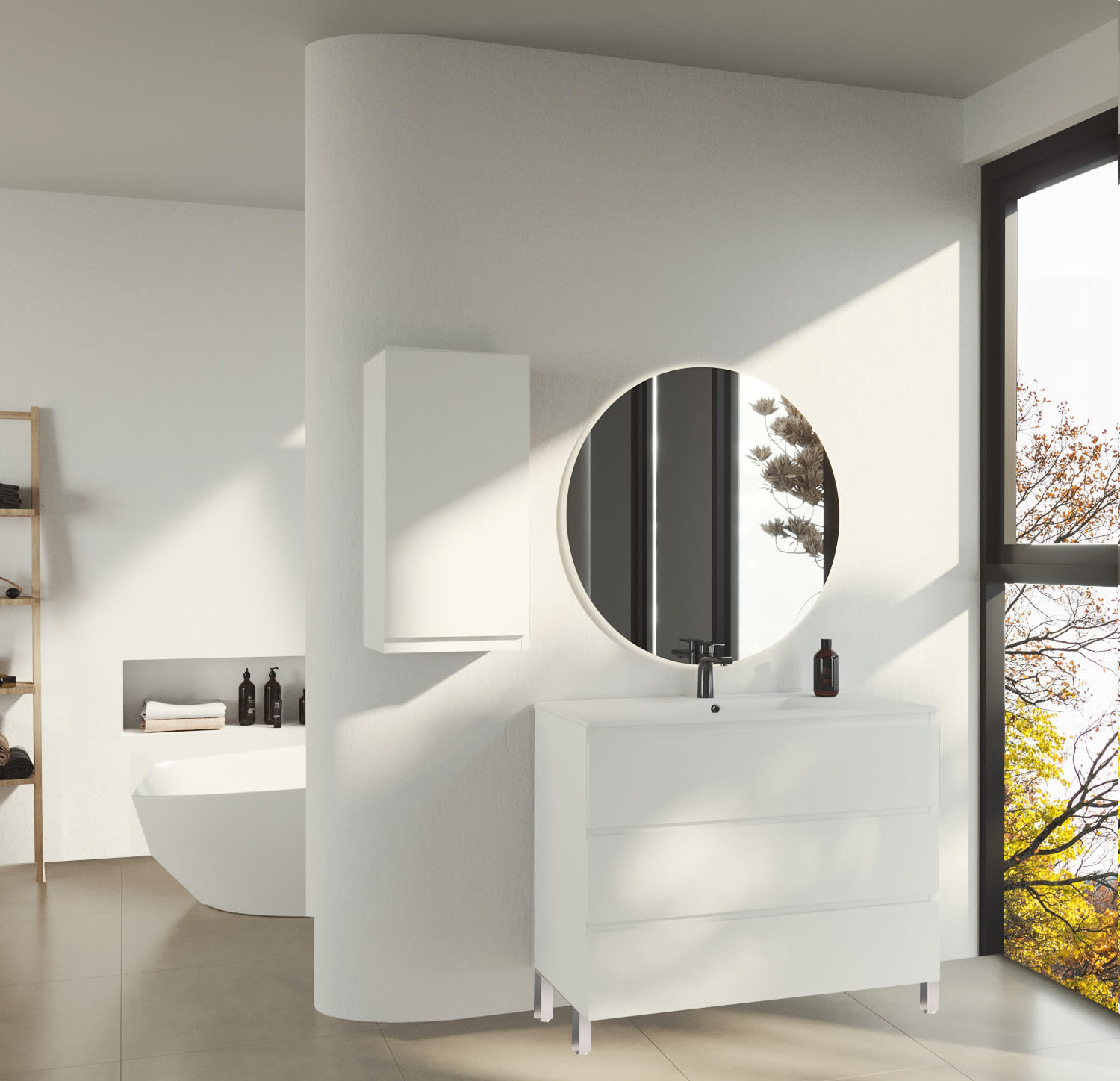 Mueble de baño lacado Bruntec Vilma Principal 0