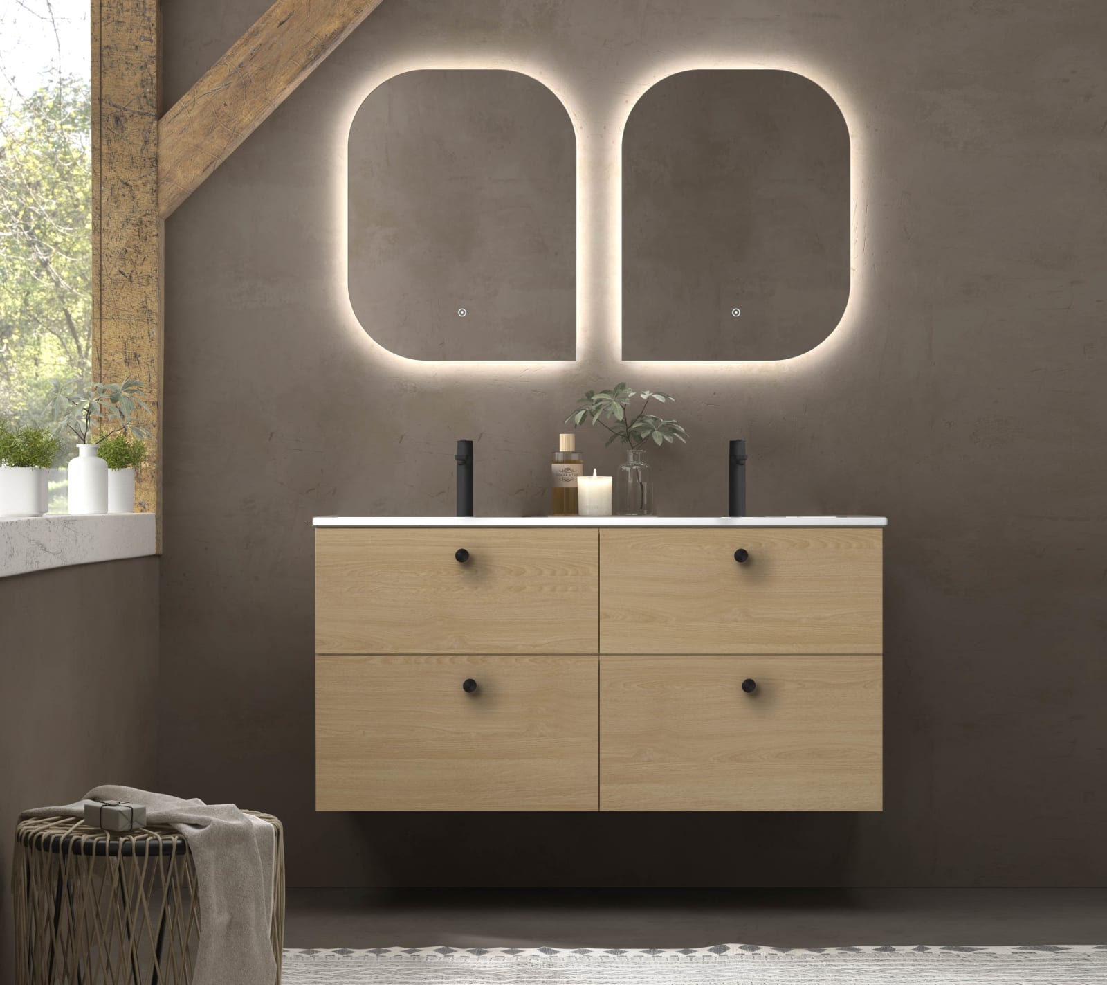 Conjunto mueble de baño Avila Dos Carmen Principal 0