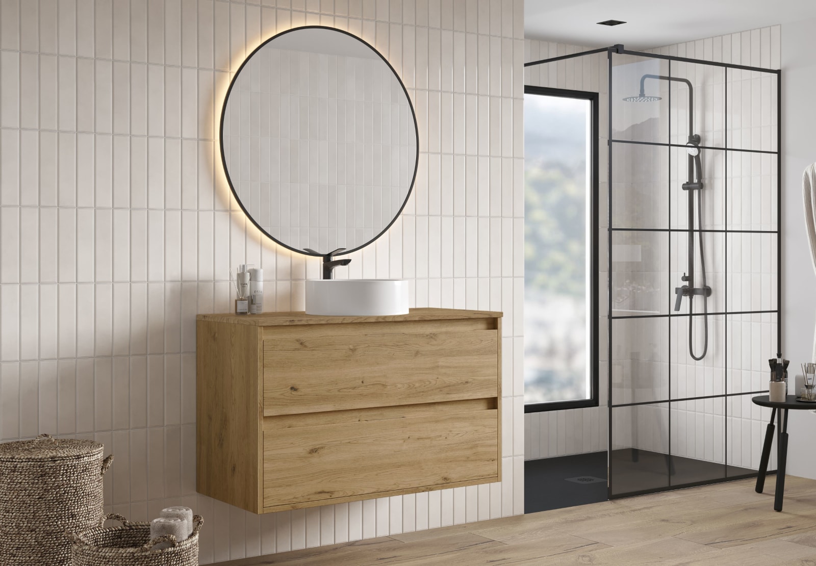 Mueble de baño con encimera Melamina Bruntec Artemisa Principal 0
