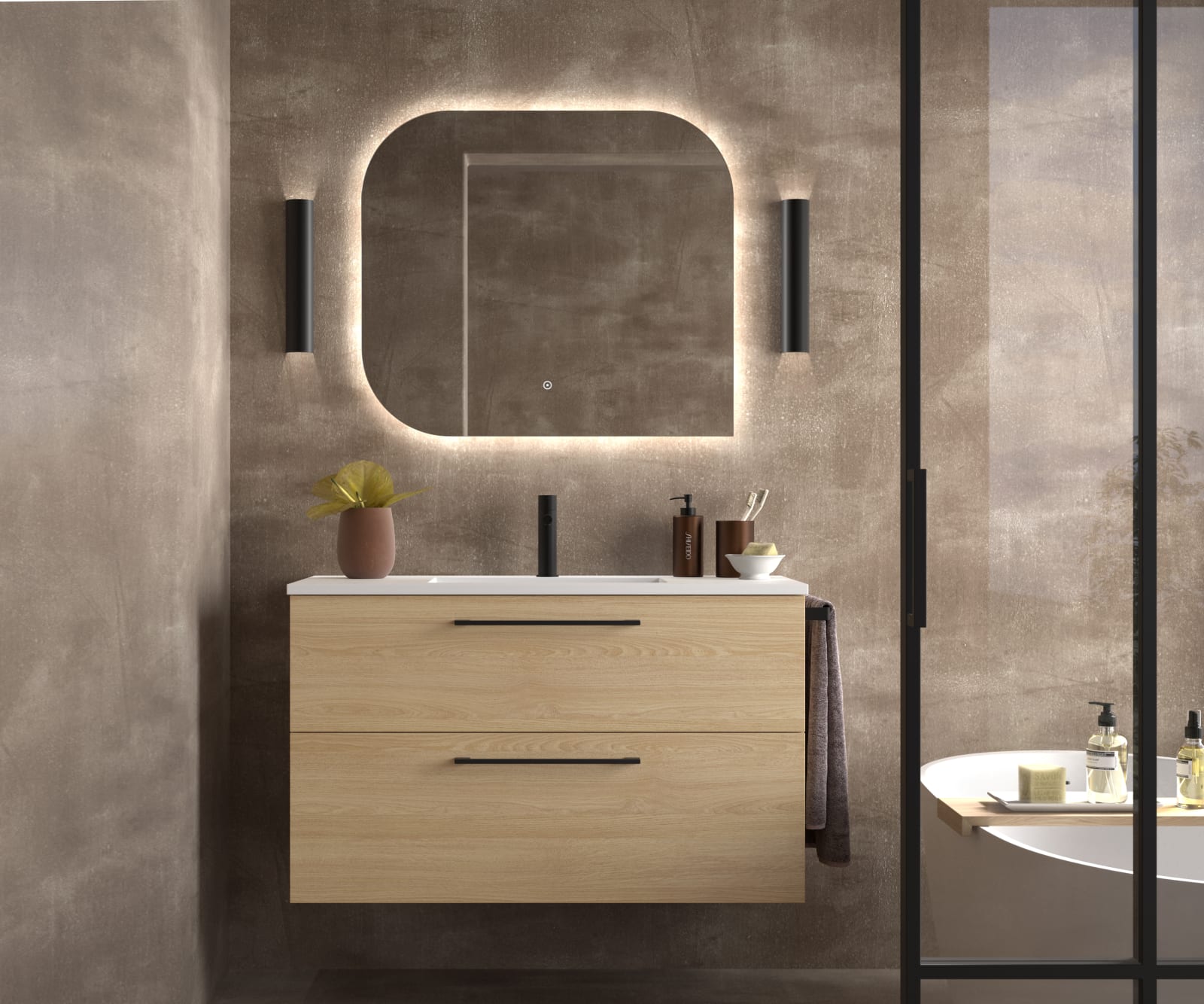 Conjunto mueble de baño Avila Dos Carmen Principal 0