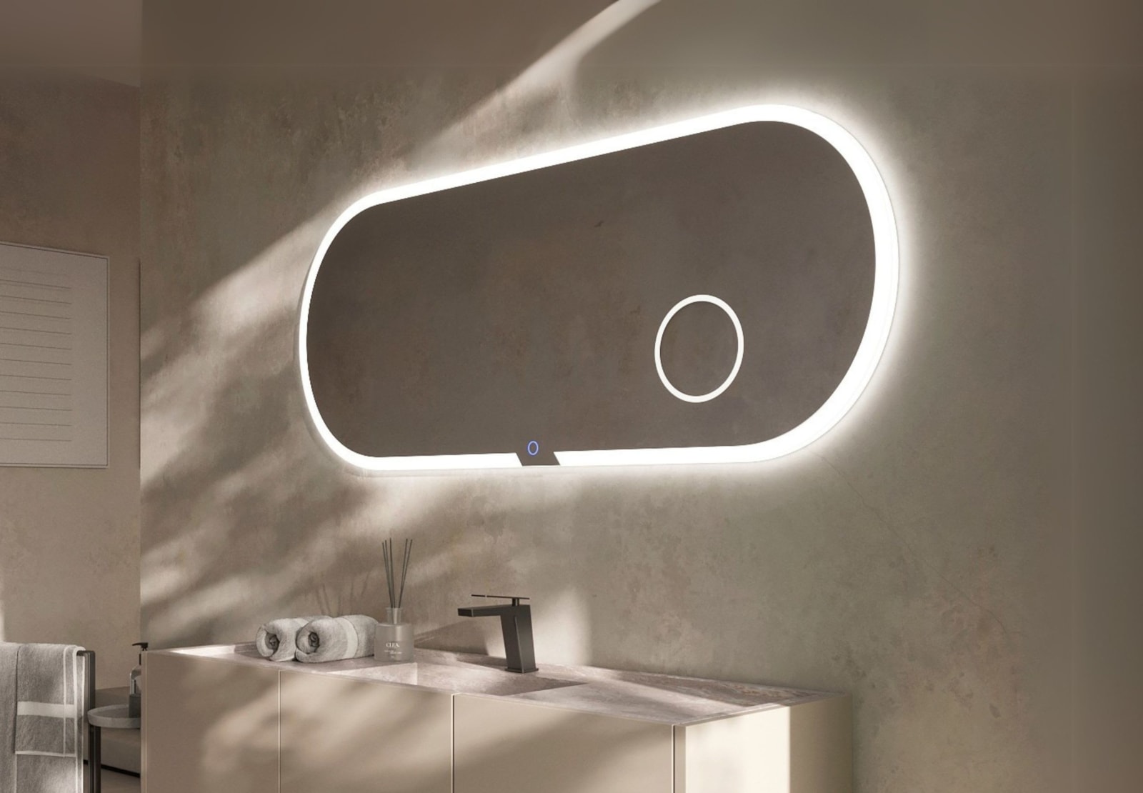 Espejo de baño con luz LED Ledimex Indiana Principal 0