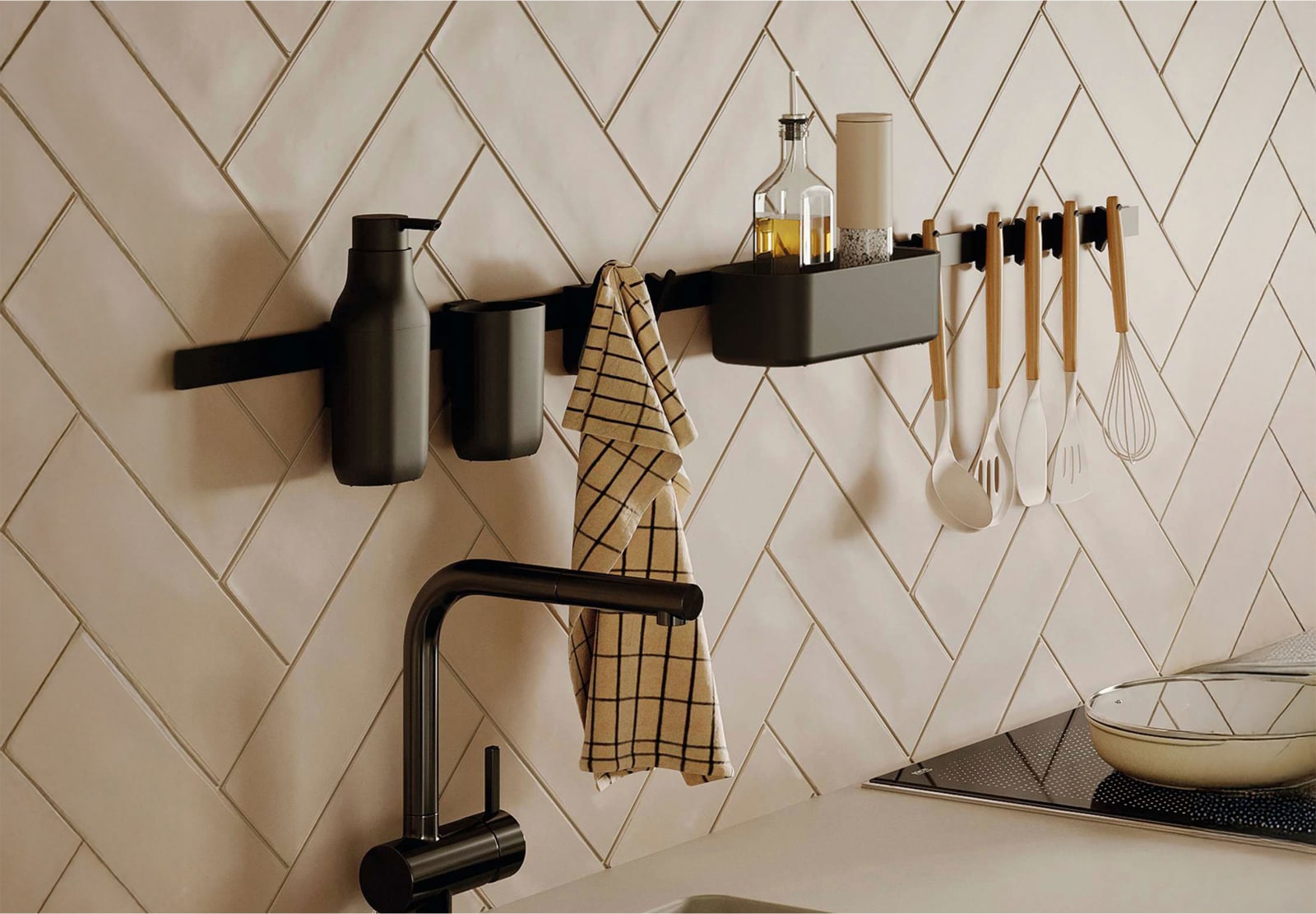 Set modular para cocina completo con guía a pared de Cosmic Alife Principal 0