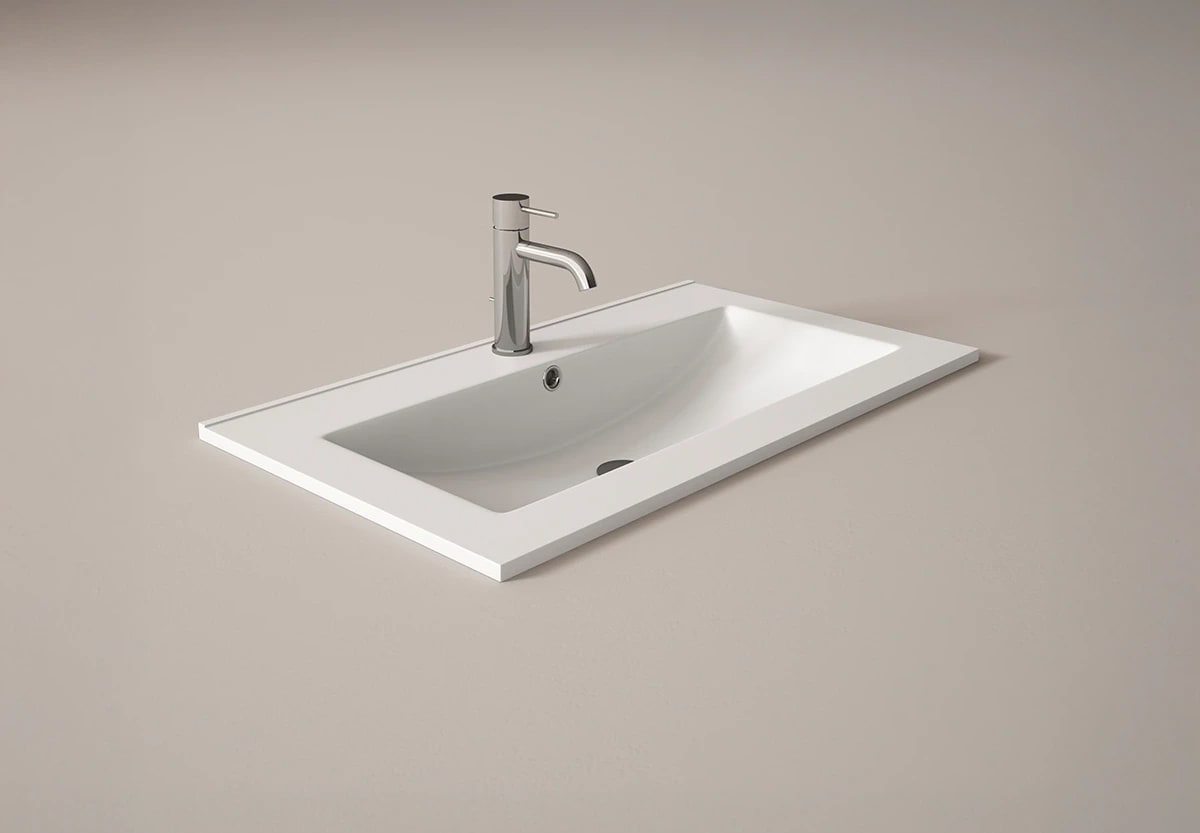 Lavabo encastrado Flat Principal 0