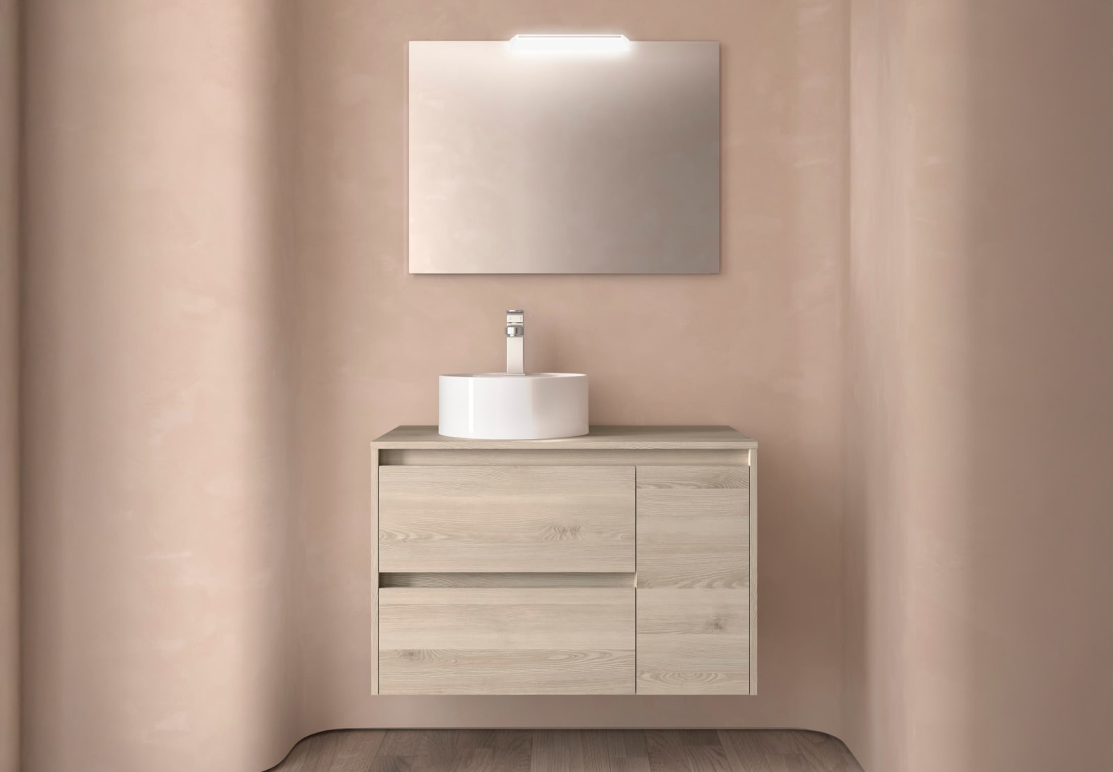 Mueble de baño con encimera de madera Salgar Noja Principal 0