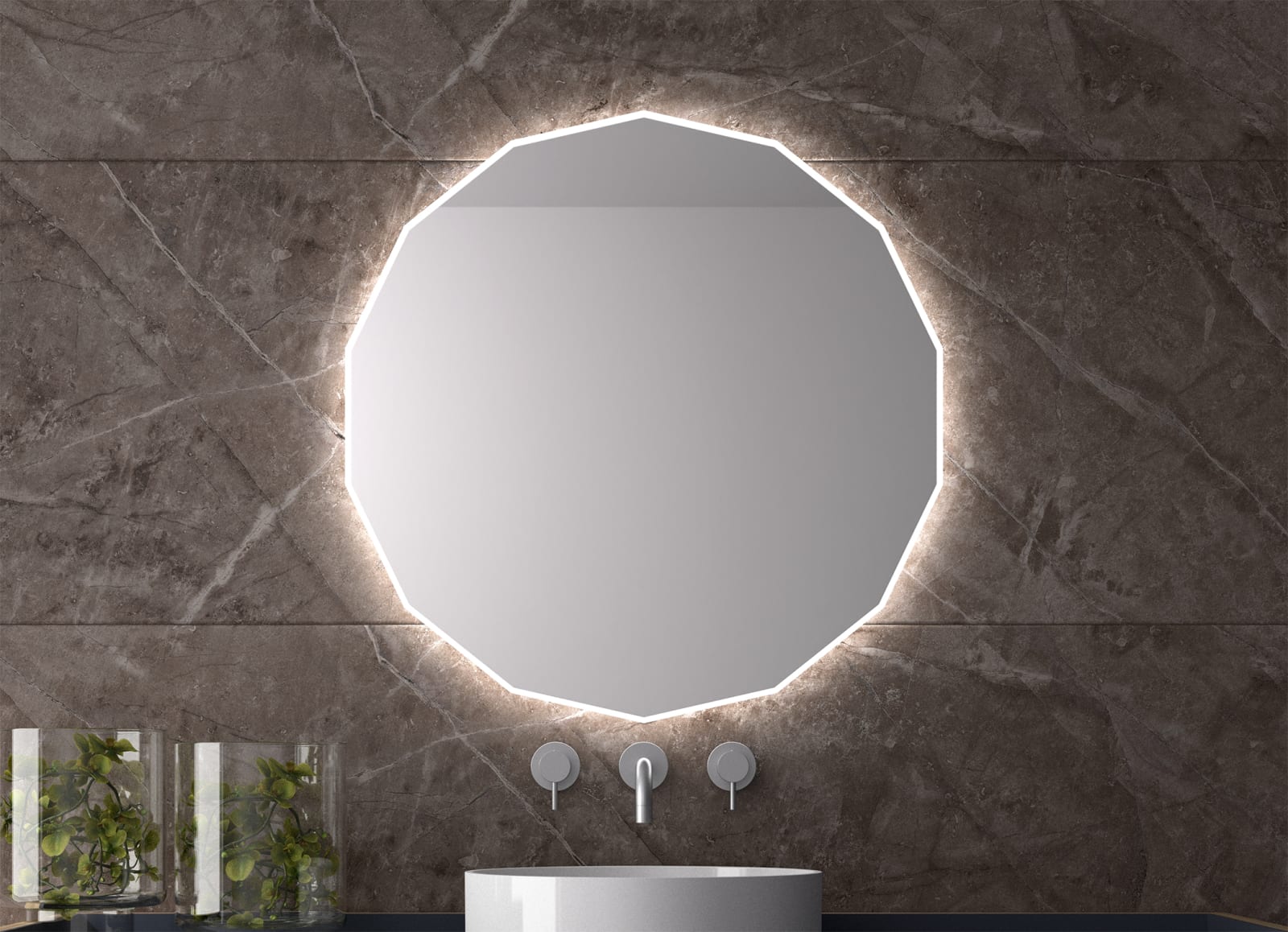Espejo de baño con luz LED Eurobath Nassau Principal 0