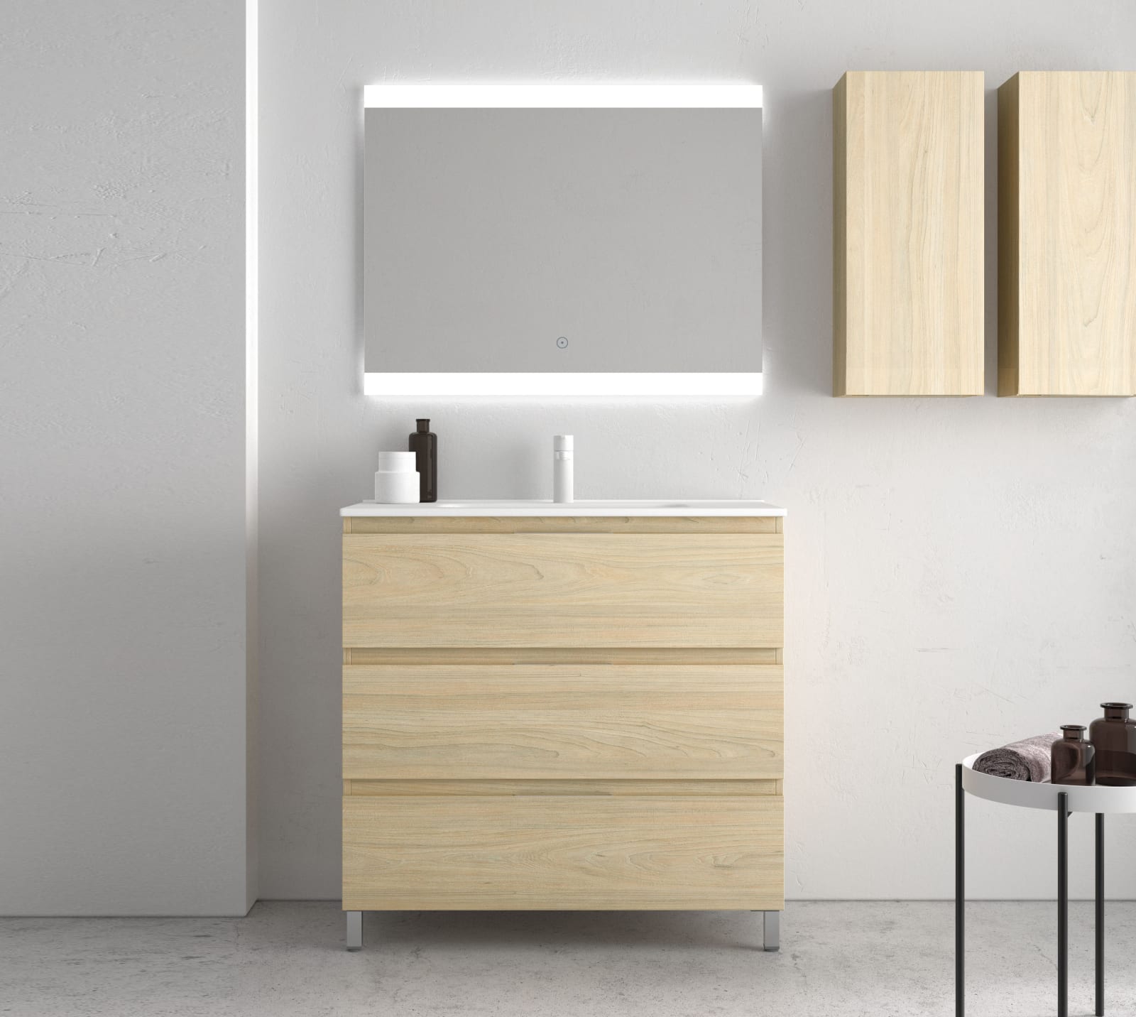 Conjunto mueble de baño de fondo reducido 39 cm Avila Dos Carmen Principal 0