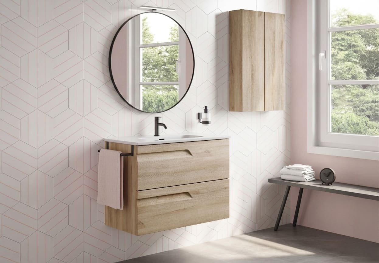 Conjunto mueble de baño fondo reducido 39 cm Royo Vitale Principal 0