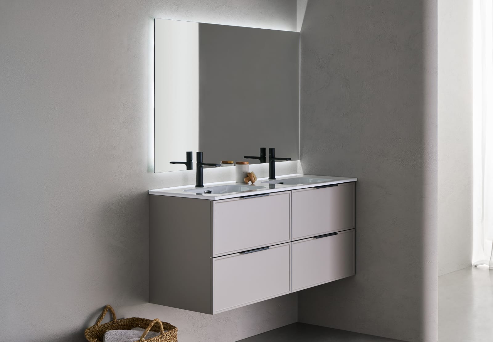 Conjunto mueble de baño Sanchis Kubik Principal 0