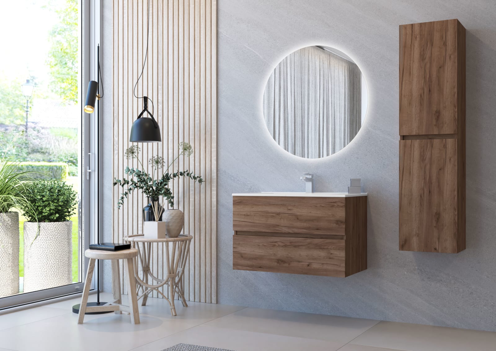 Conjunto mueble de baño Bruntec Basic Principal 0