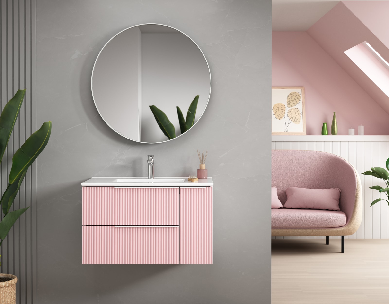 Conjunto mueble de baño Bruntec Lombok Principal 0