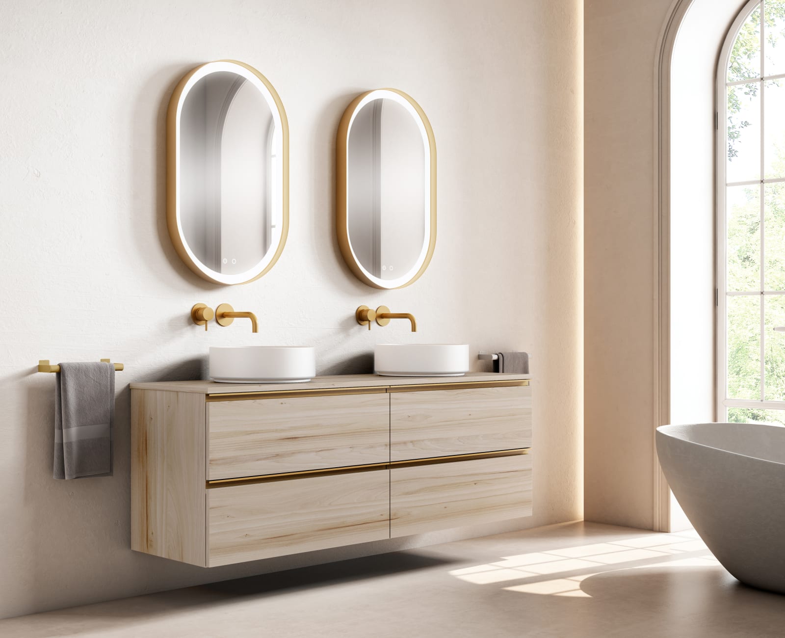 Mueble de baño con encimera MDF Hidrófuga Visobath Granada Principal 0